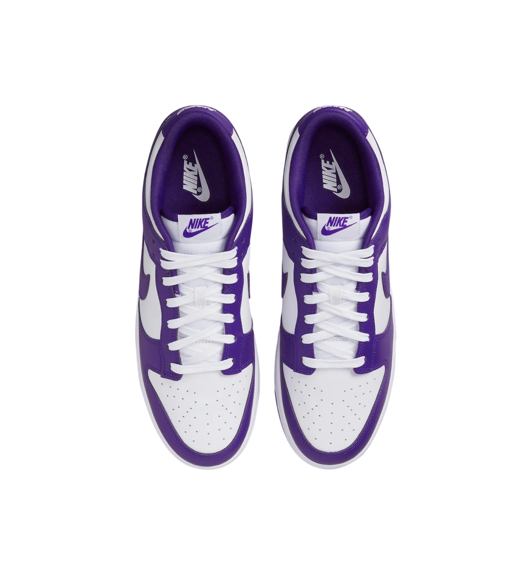 Nike Dunk Low Championship Court Purple top view at Stashed UAE