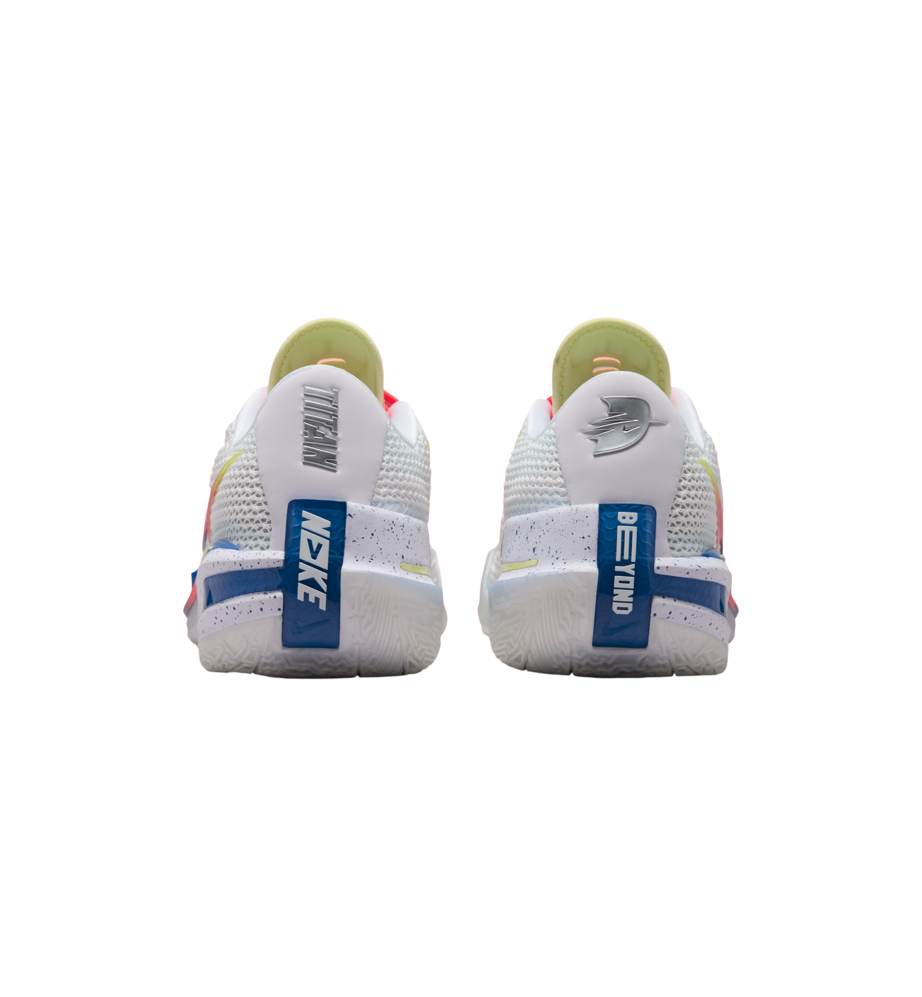 Nike Air Zoom GT Cut Titan x Dylan Harper White Multi heel view at Stashed UAE