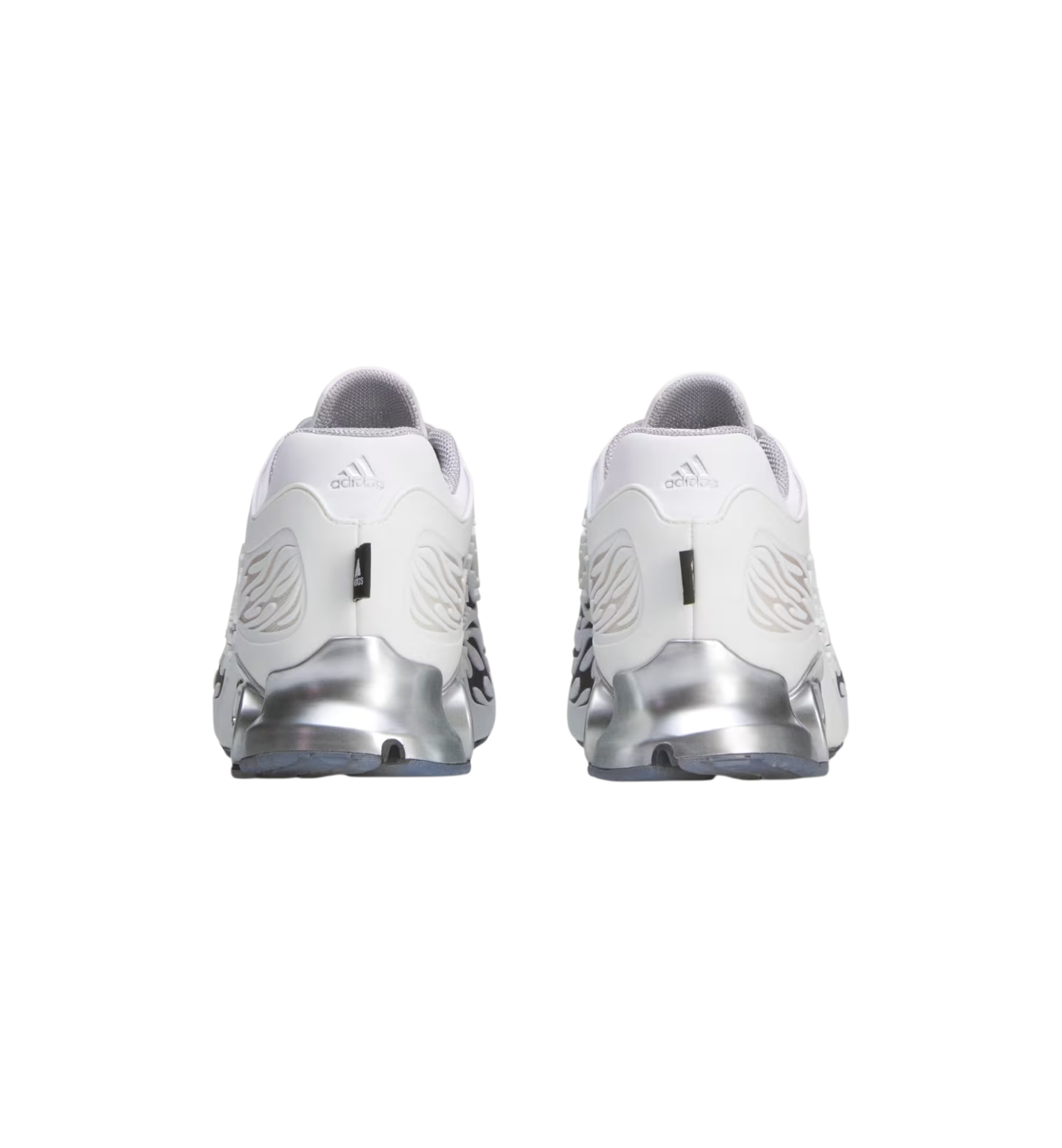 Adidas Megaride S2 Hellstar White Black heel view at Stashed UAE