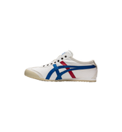 Onitsuka Tiger Mexico 66 Slip-On White Blue Red side view at Stashed UAE