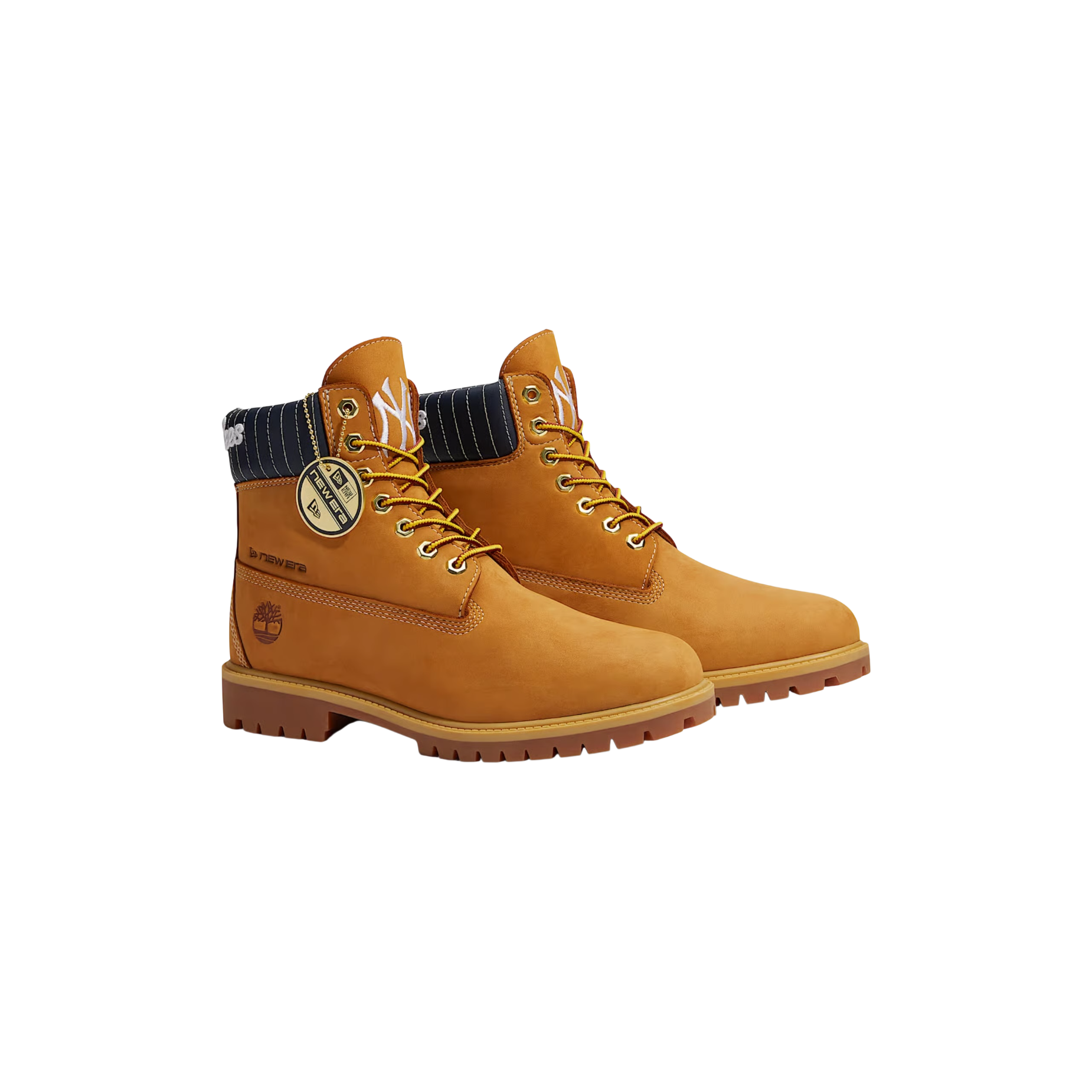 Timberland 6" Waterproof Boot New Era x MLB New York Yankees Wheat pair at Stashed UAE