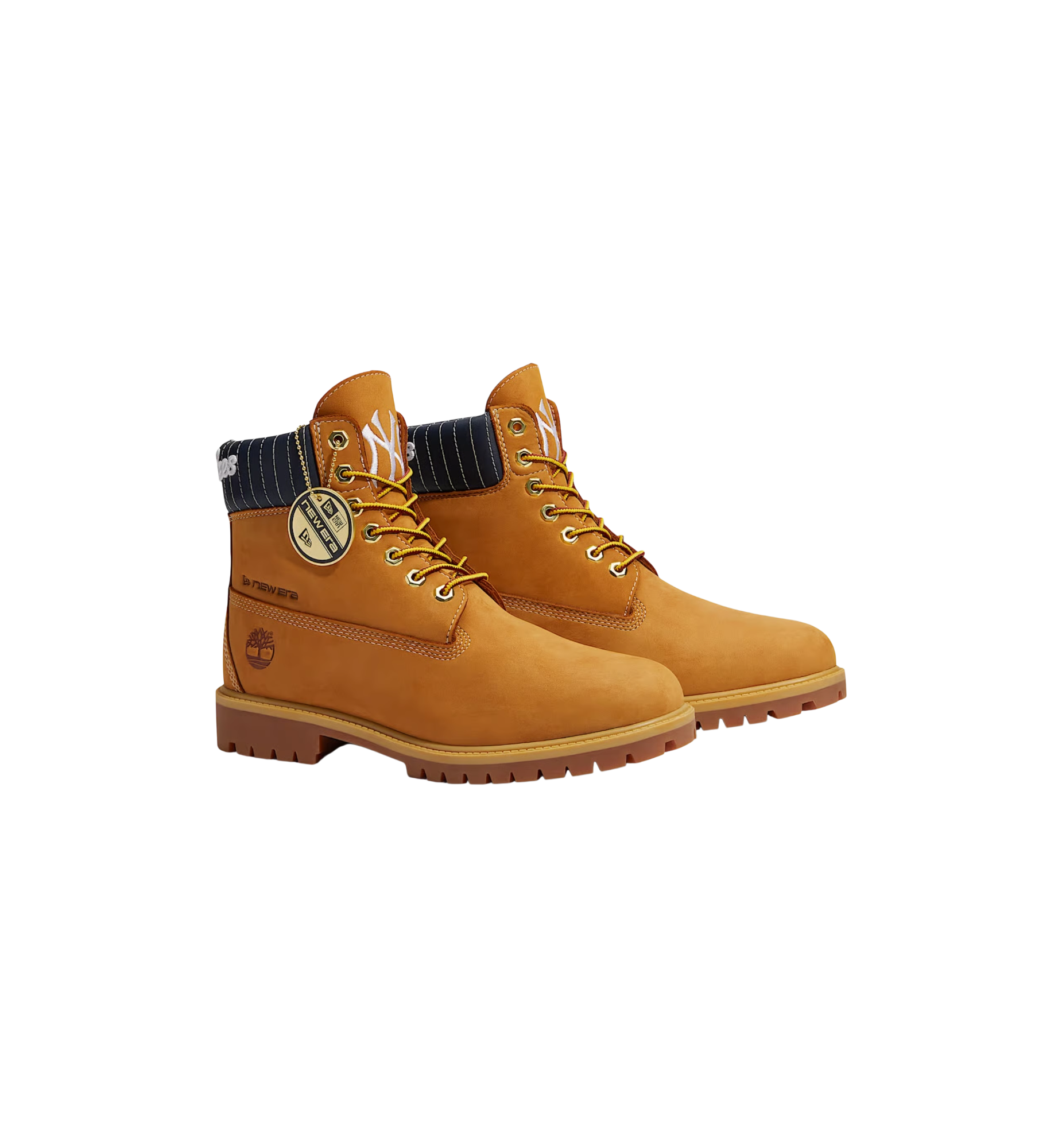 Timberland 6" Waterproof Boot New Era x MLB New York Yankees Wheat pair at Stashed UAE