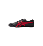 Onitsuka Tiger Mexico 66 Black Classic Red side view at Stashed UAE