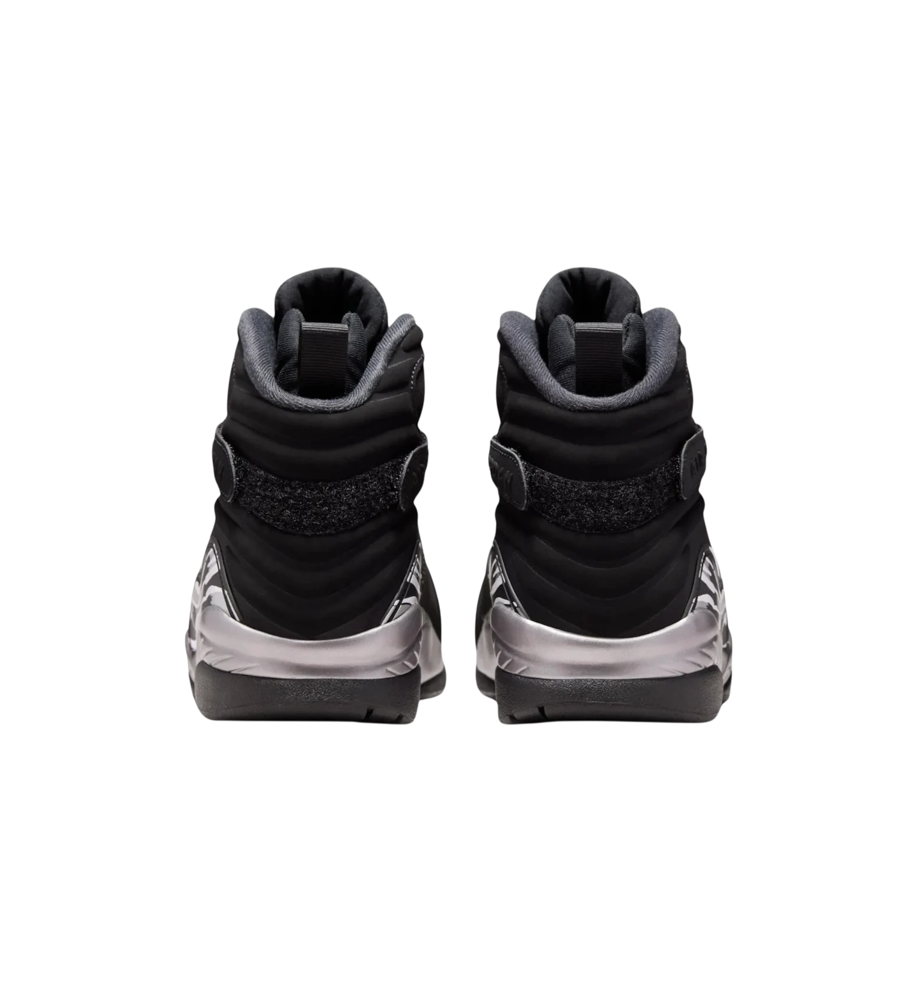 Air Jordan 8 Retro Chrome 2026 heel view at Stashed UAE