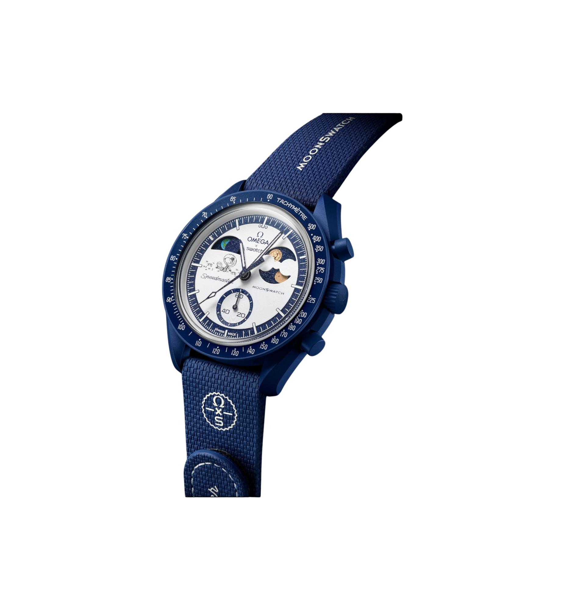 Swatch x Omega Bioceramic Moonswatch Mission To Earthphase Moonshine Snoopy Gold "Hunter's Moon"