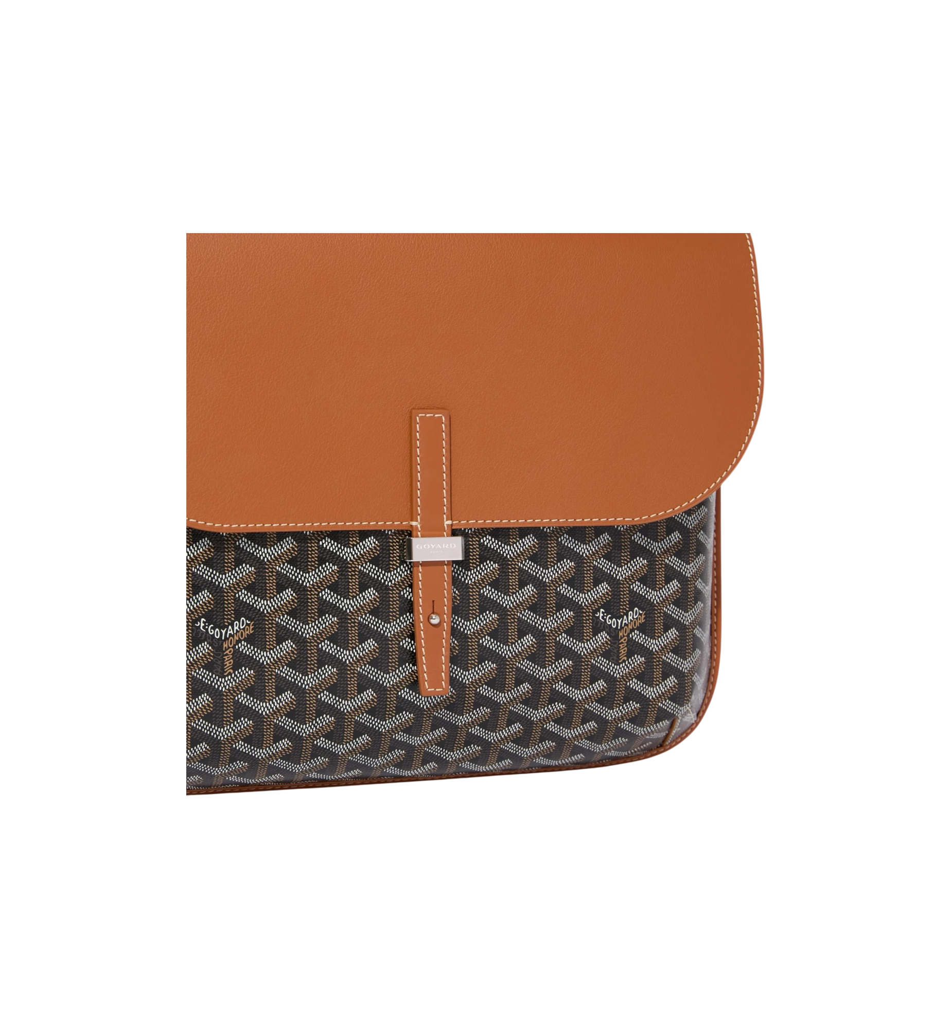 Goyard Coursier Messenger Bag "Black & Tan"
