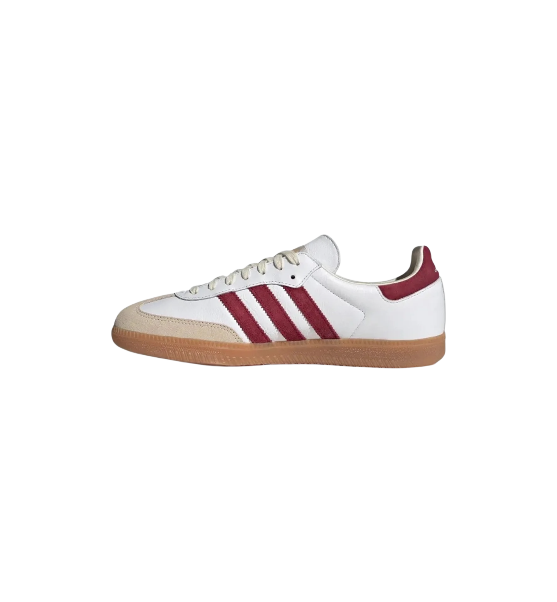 Adidas Samba "Sporty & Rich White Collegiate Burgundy"
