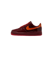 Nike Air Force 1 Low "Patent Leather Dark Team Red Safety Orange"