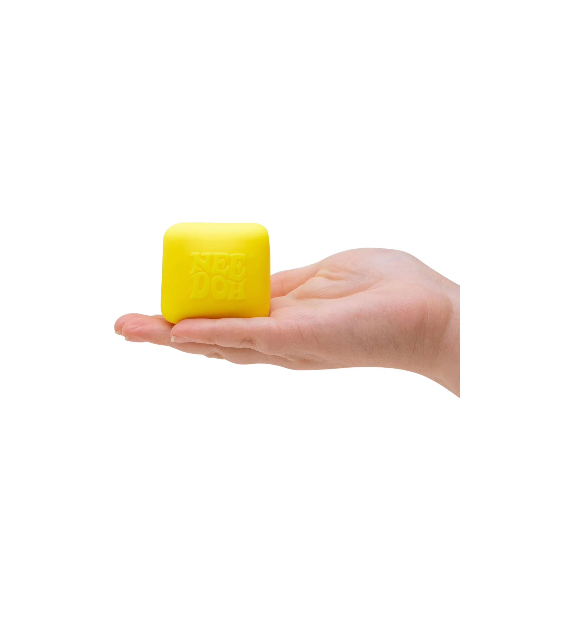 NeeDoh Color Change Cube Squishy Fidget Toy "Yellow"