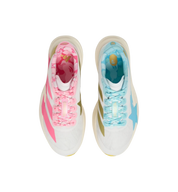Adidas Adizero Evo SL Bape Blue Pink Gold top view at Stashed UAE