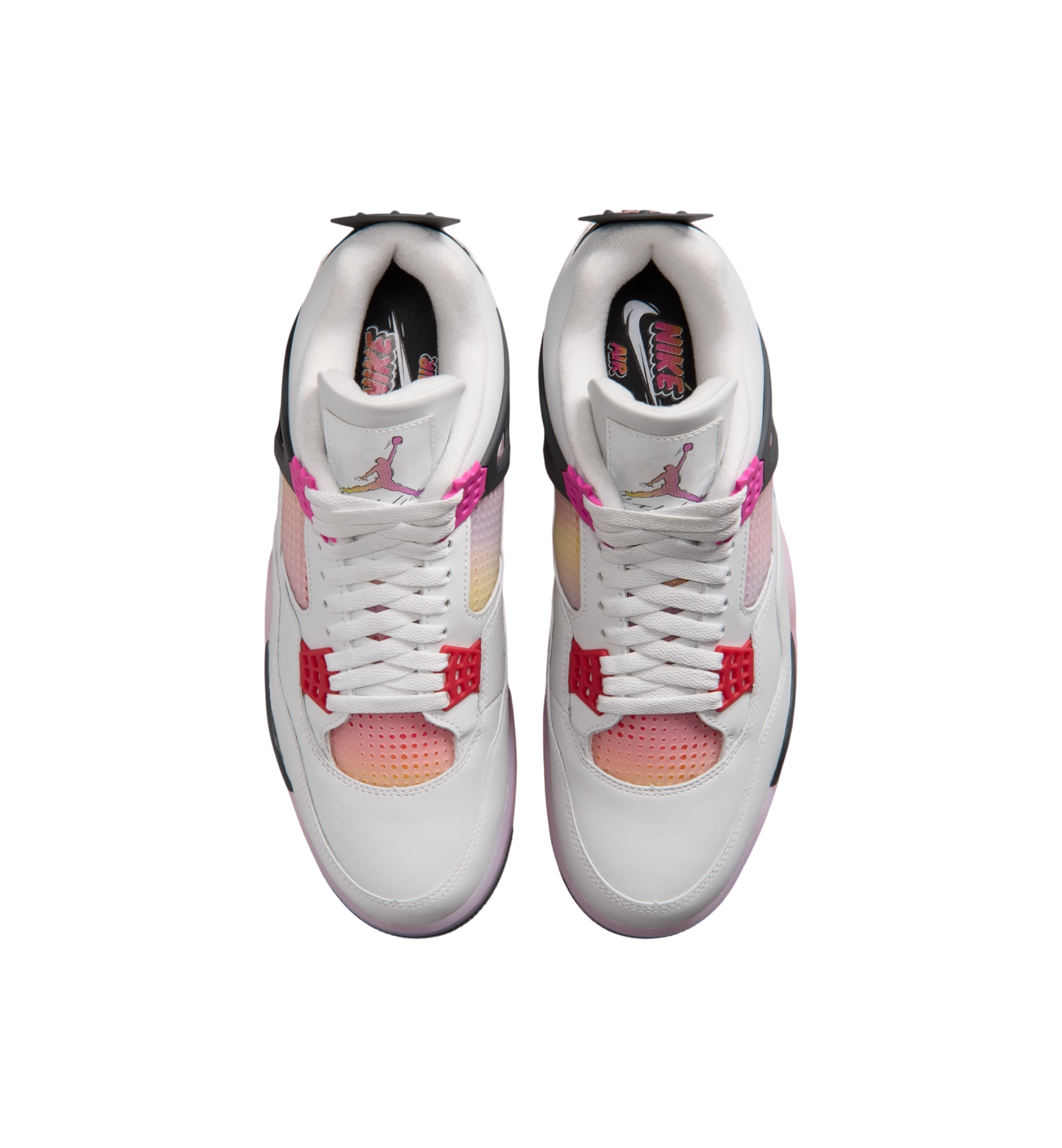 Air Jordan 4 Retro Comic top view at Stashed UAE