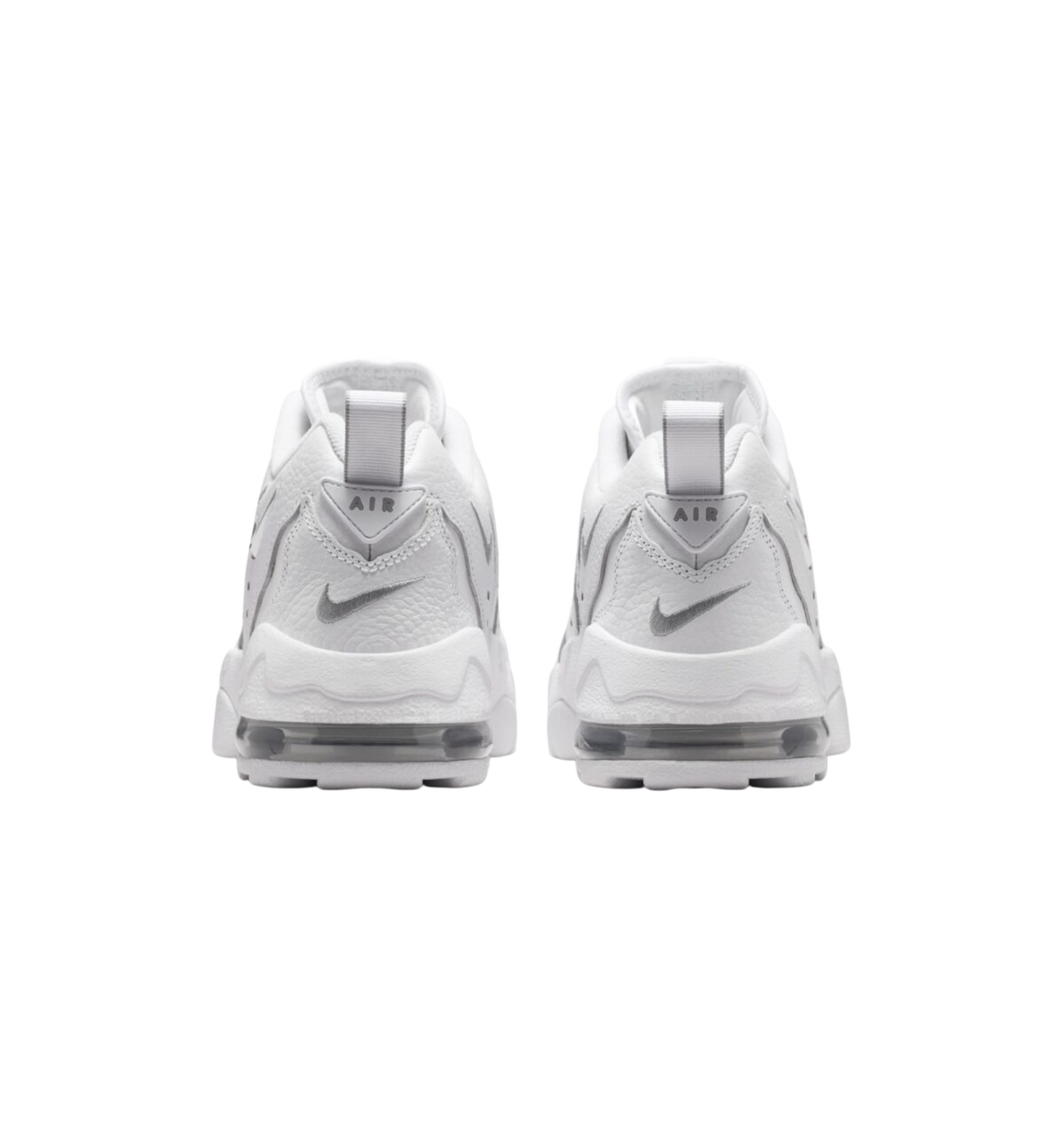Nike Air DT Max '96 Low Triple White heel view at Stashed UAE