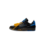 Air Jordan 2 Retro Low SP Off-White Black Blue at Stashed UAE
