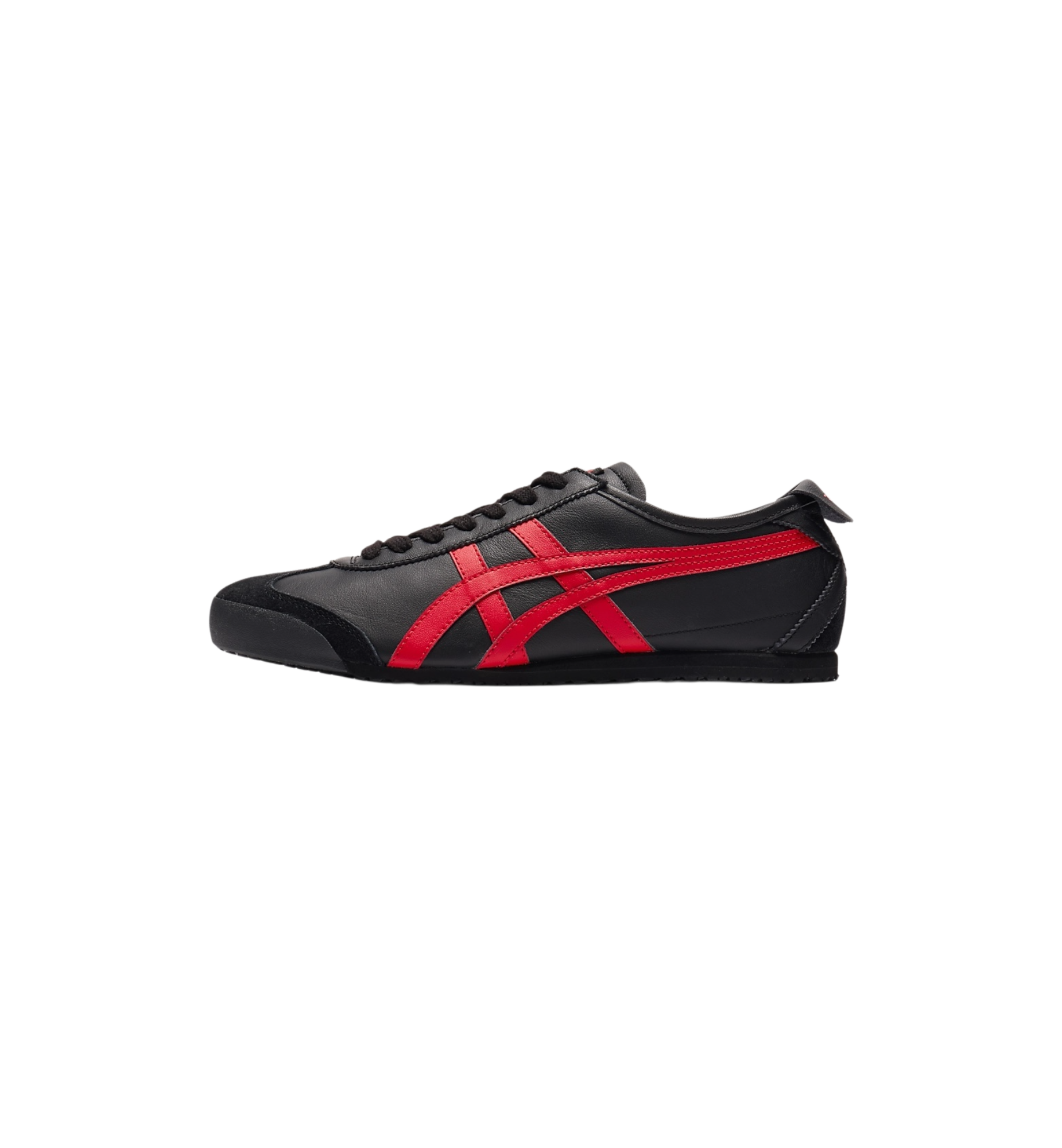 Onitsuka Tiger Mexico 66 Black Classic Red at Stashed UAE
