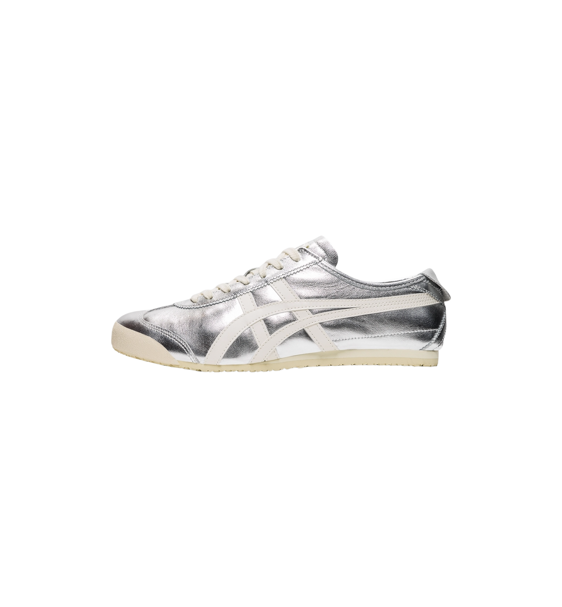 Onitsuka Tiger Mexico 66 Silver Off White at Stashed UAE