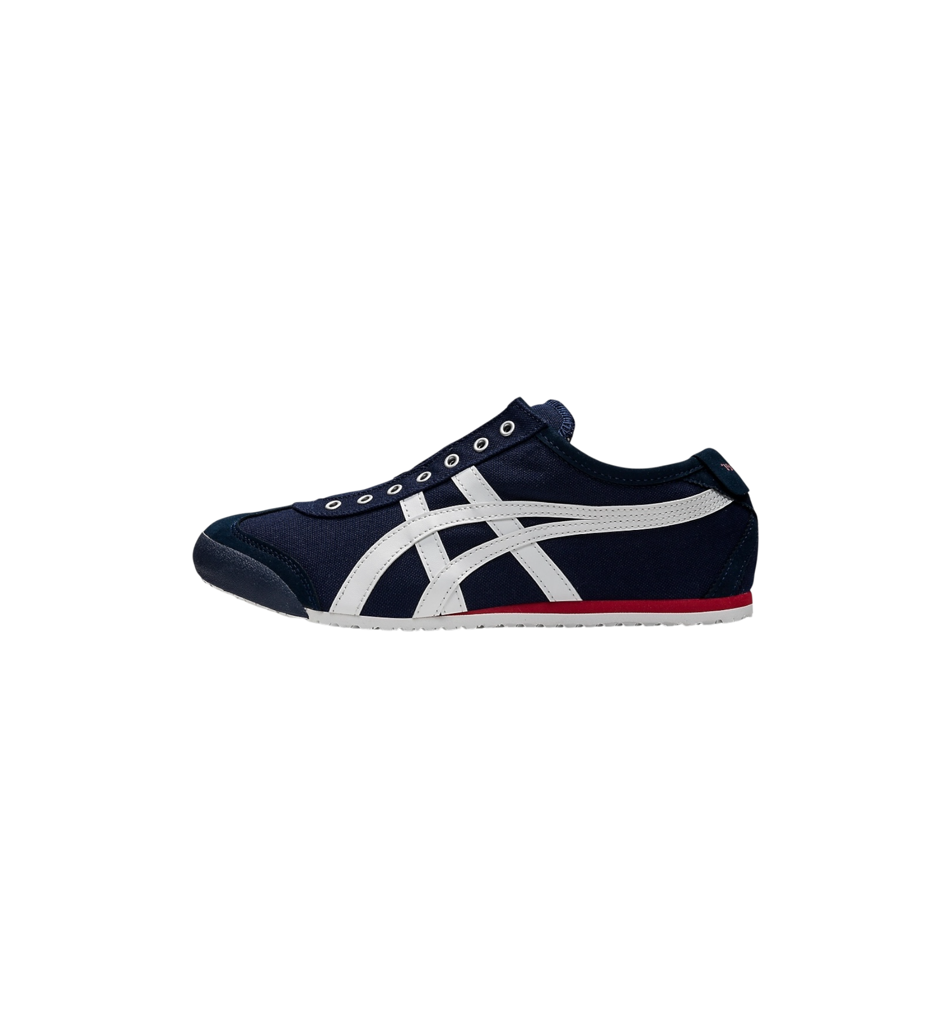 Onitsuka Tiger Mexico 66 Slip-On Navy Off-White Red at Stashed UAE