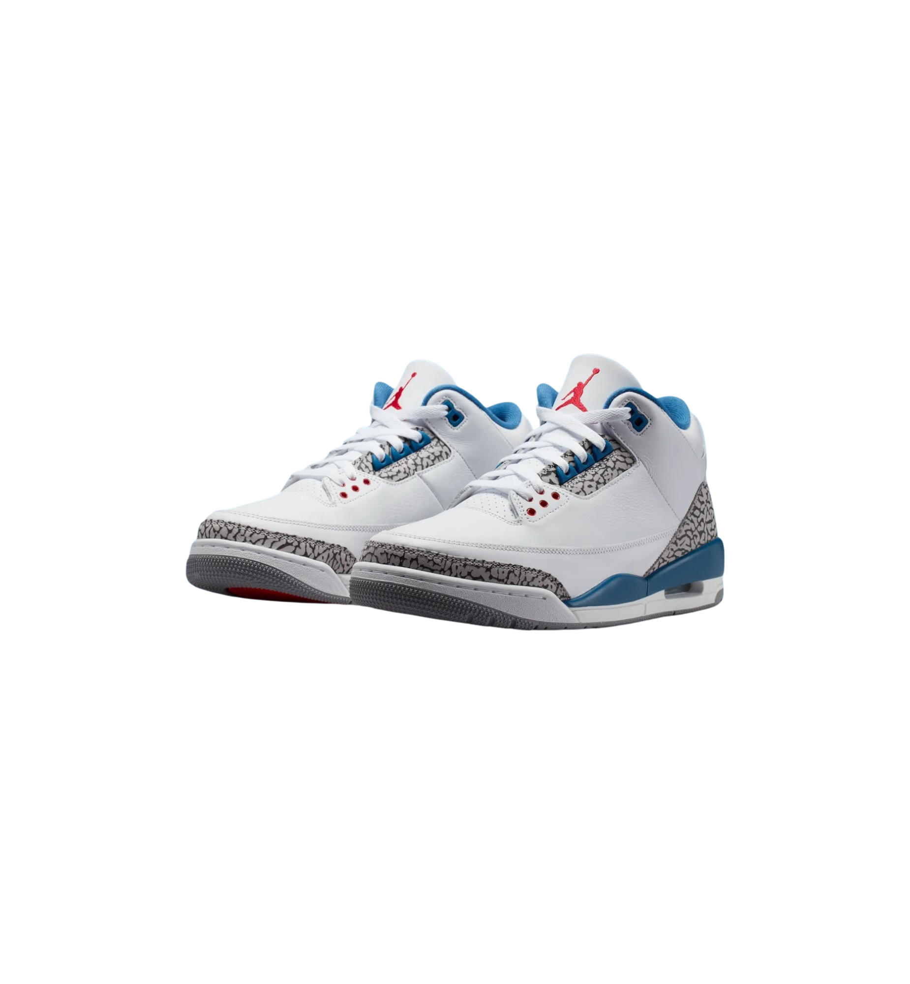 Air Jordan 3 Retro True Blue 2026 pair at Stashed UAE