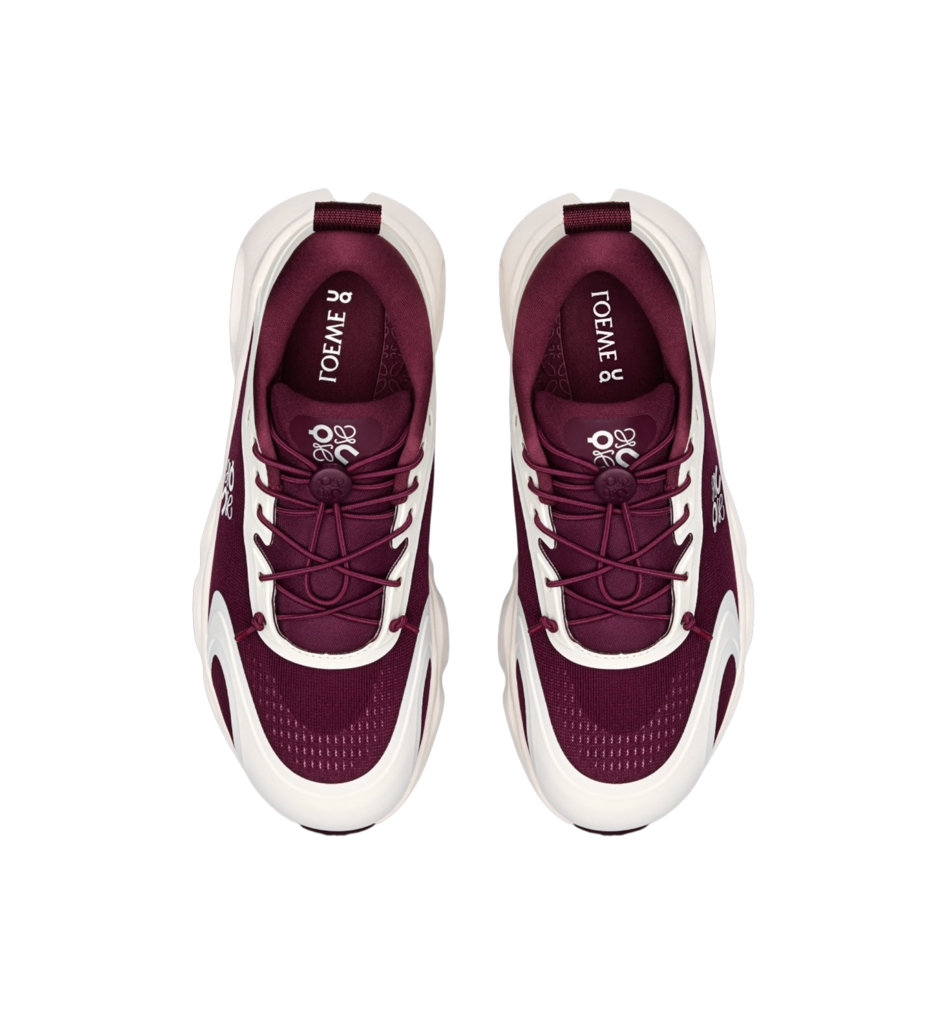 On Running Cloudsolo "LOEWE Burgundy/Eggshell"