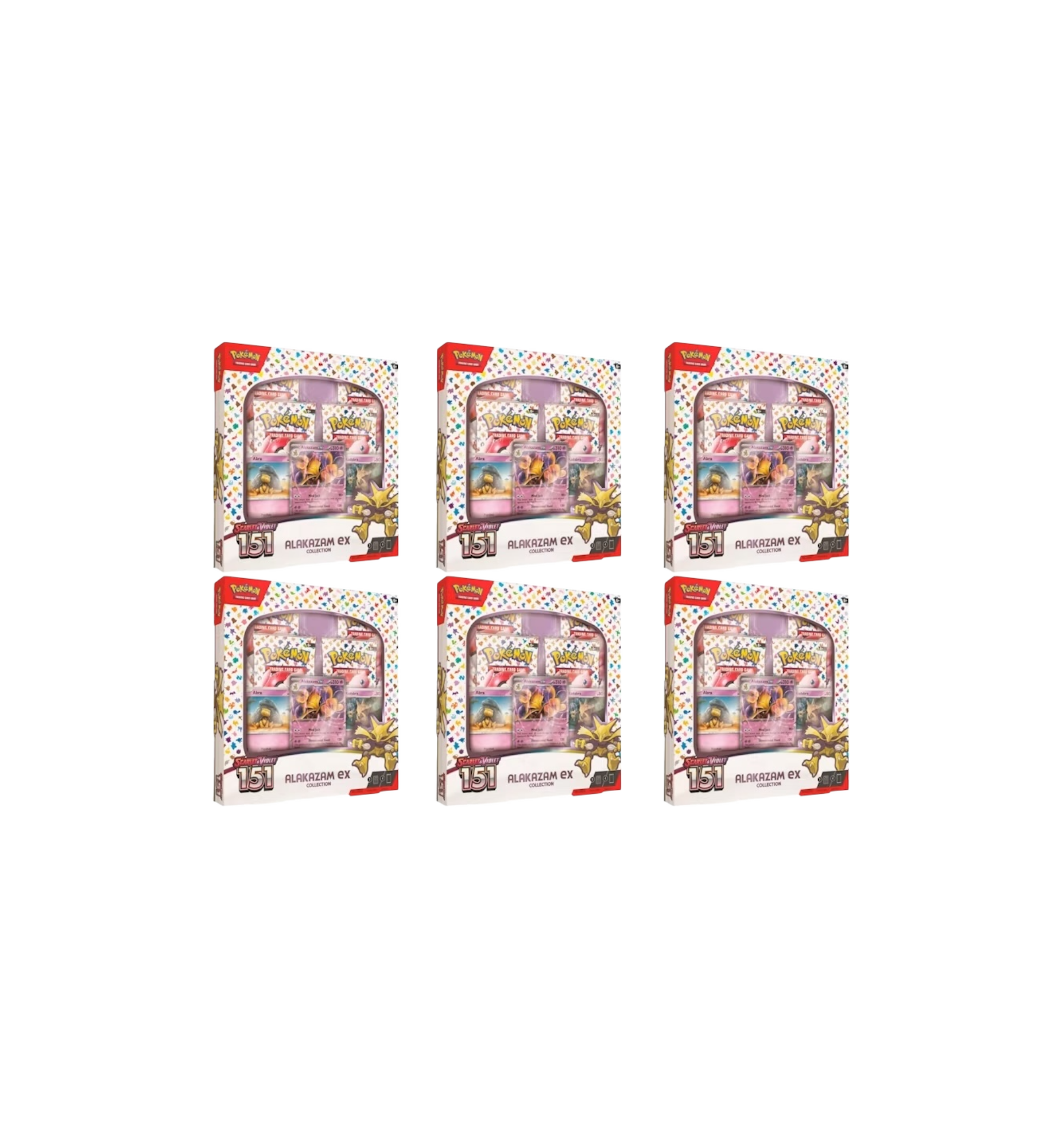 2023 Pokèmon Scarlet & Violet 151 Alakazam ex Box 6 Boxes at Stashed UAE