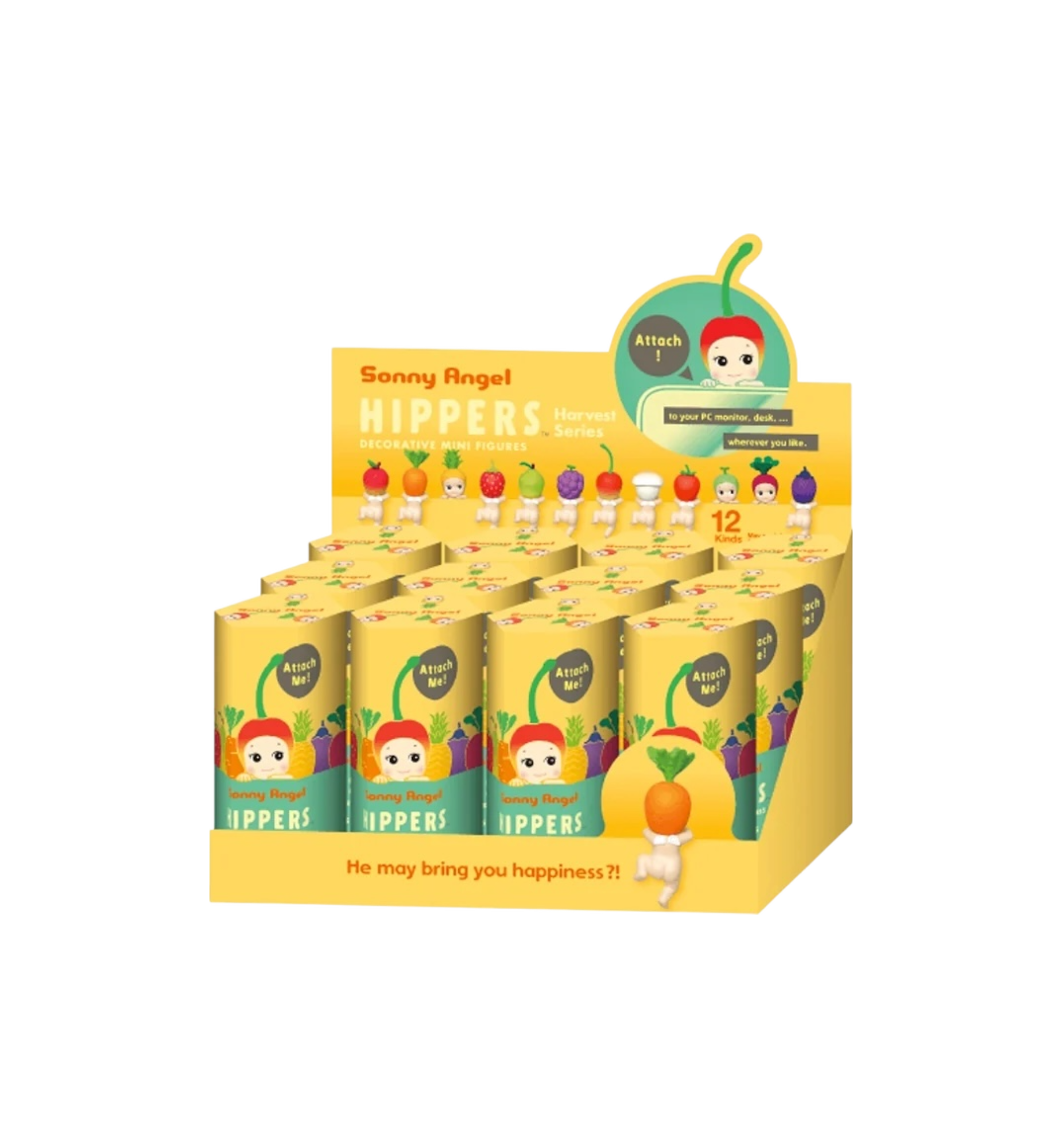 Sonny Angel Hippers Decorative Harvest Series Case 12 Blind Box at Stashed UAE