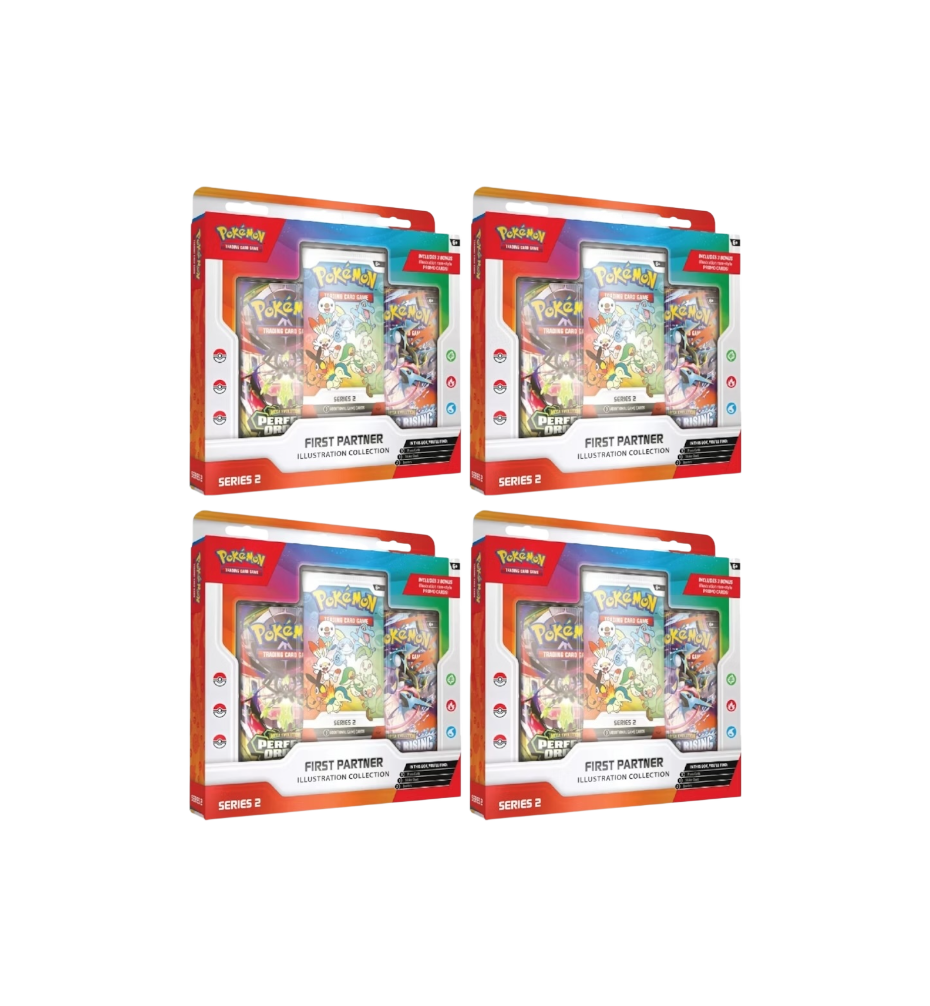 2026 Pokémon Mega Evolution First Partner Illustration Collection Series 2 4 Boxes at Stashed UAE