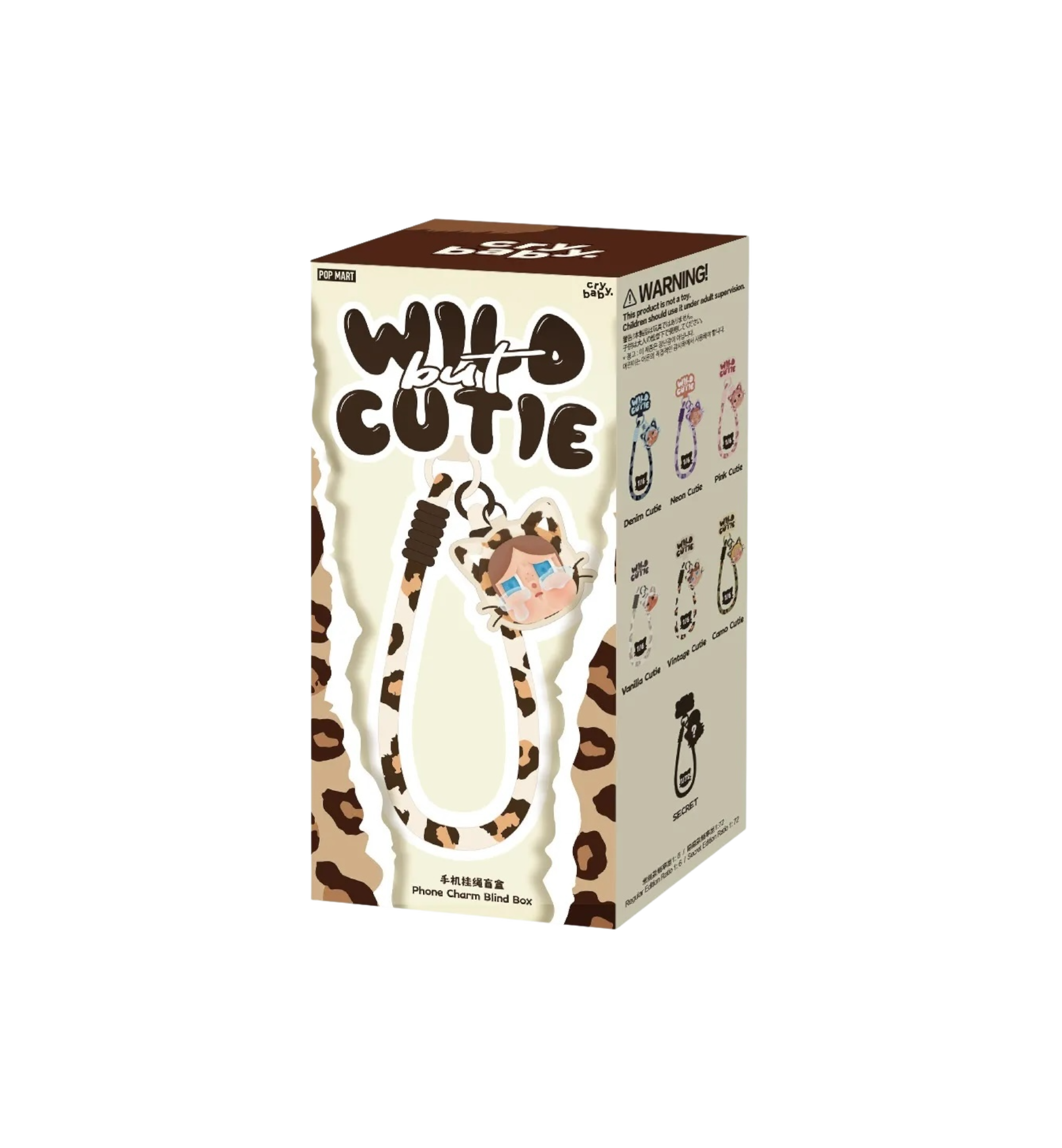 Pop Mart CRYBABY Wild but Cutie Series Phone Charm Single Blind Box at Stashed UAE