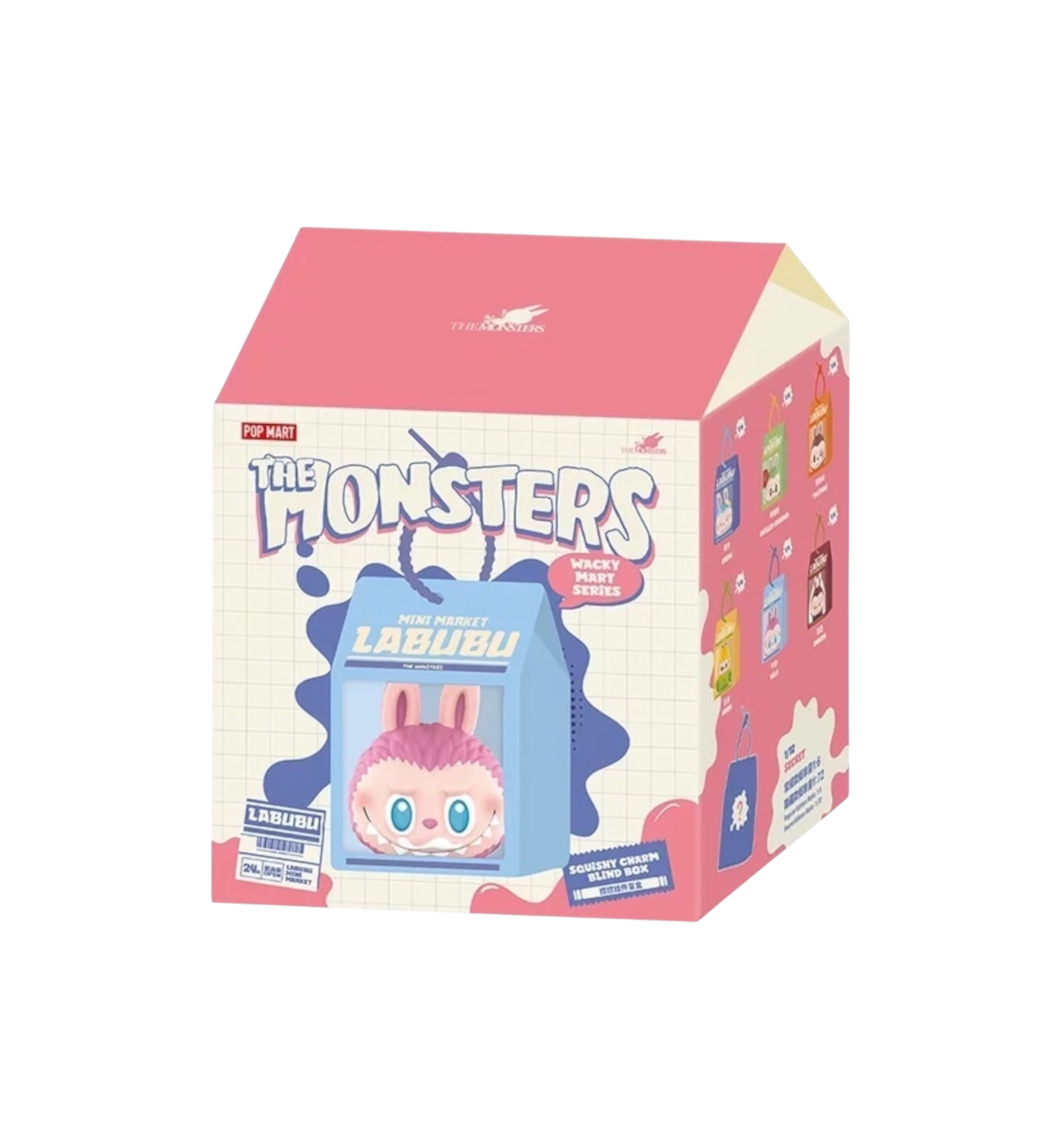 Pop Mart Labubu The Monsters Wacky Mart Series Squishy Charm Single Blind Box at Stashed UAE