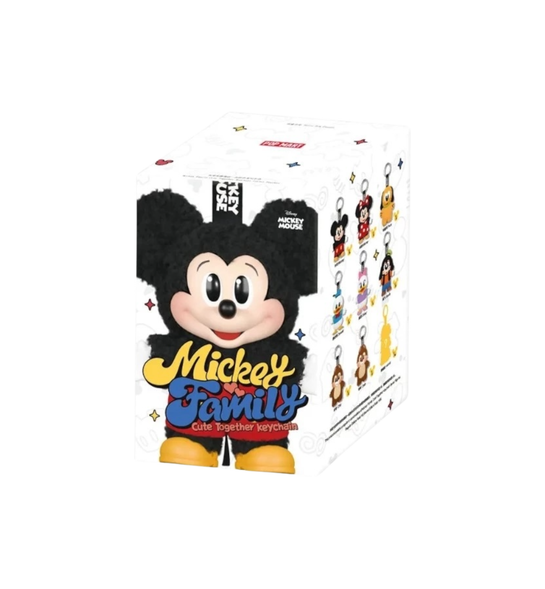 Pop Mart Disney Mickey Family Together Series Plush Keychain Single Blind Box at Stashed UAE