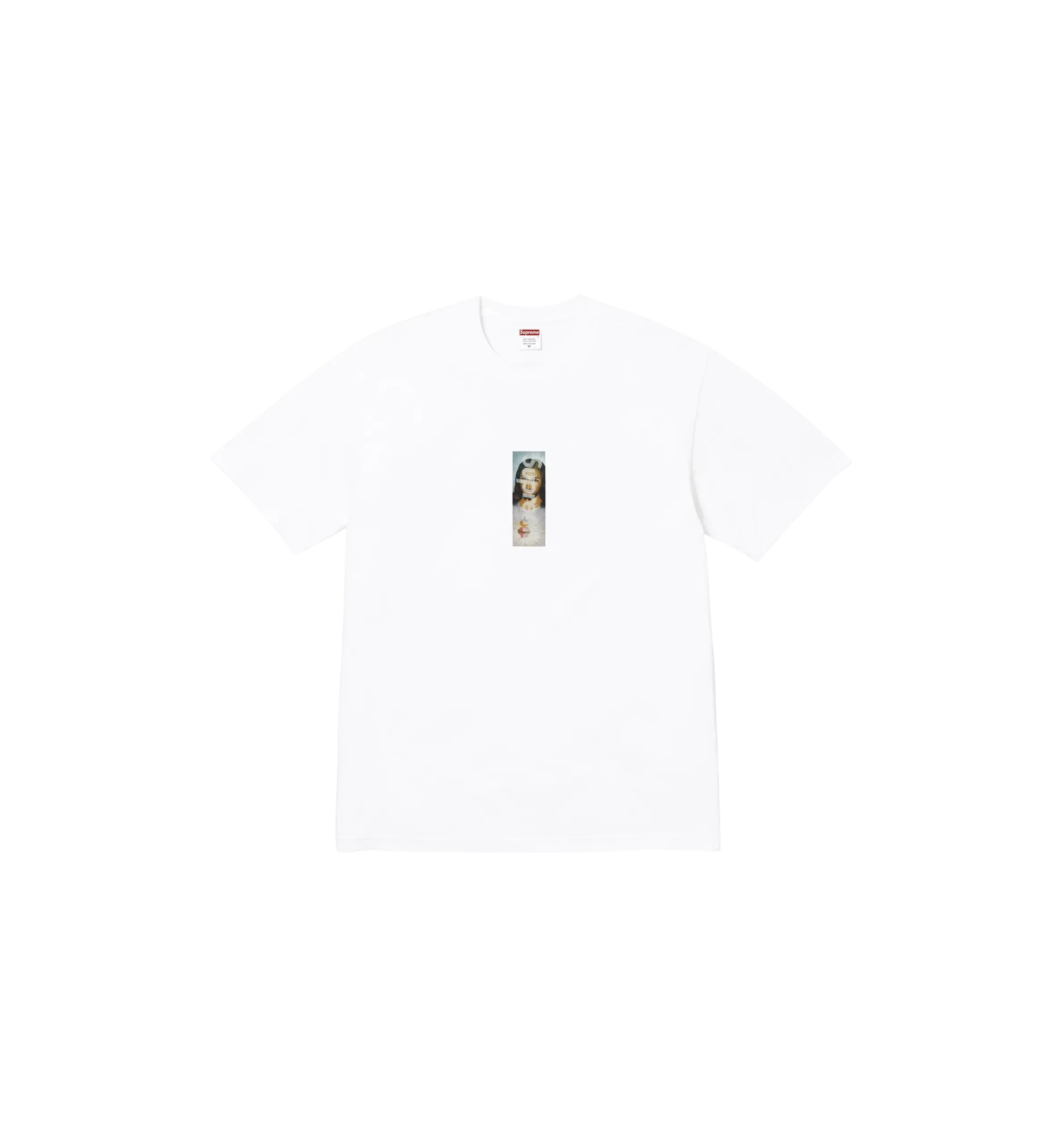 Supreme Prayer Card Box Logo Tee White at Stashed UAE