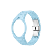 Swatch x Audemars Piguet Bioceramic Bracelet Light Blue Crown at 12 at Stashed UAE