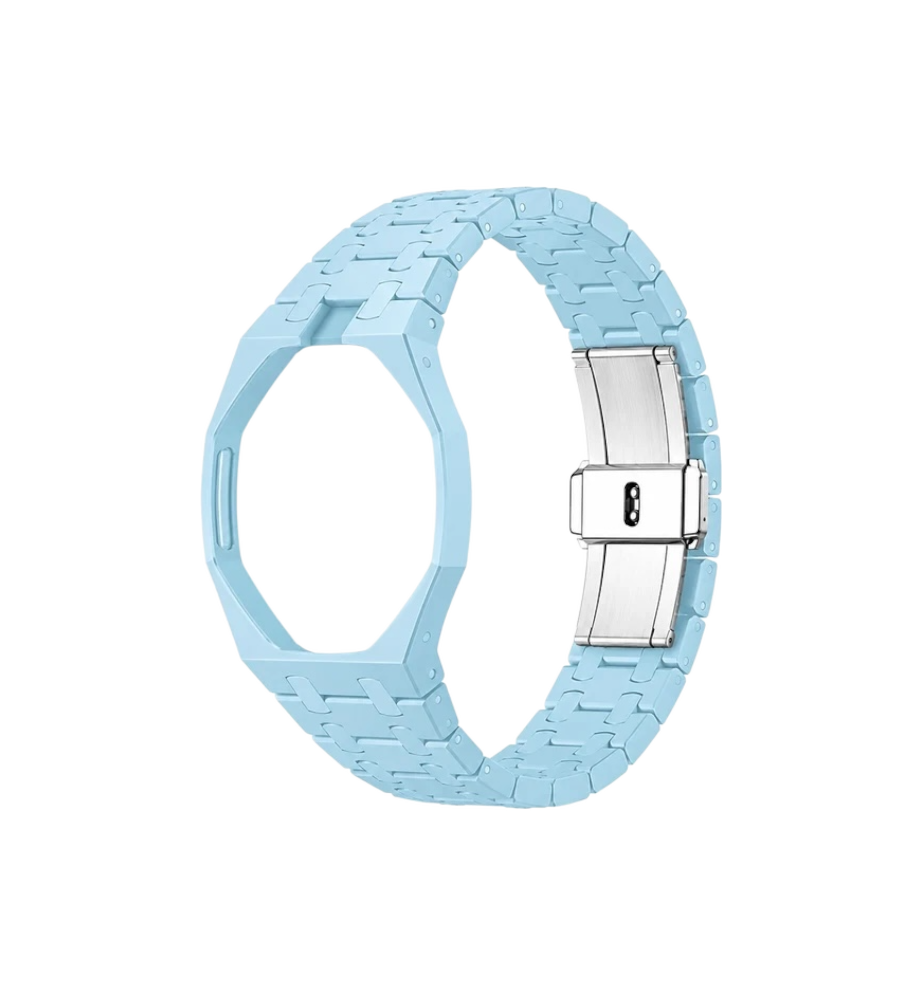 Swatch x Audemars Piguet Bioceramic Bracelet Light Blue Crown at 12 at Stashed UAE