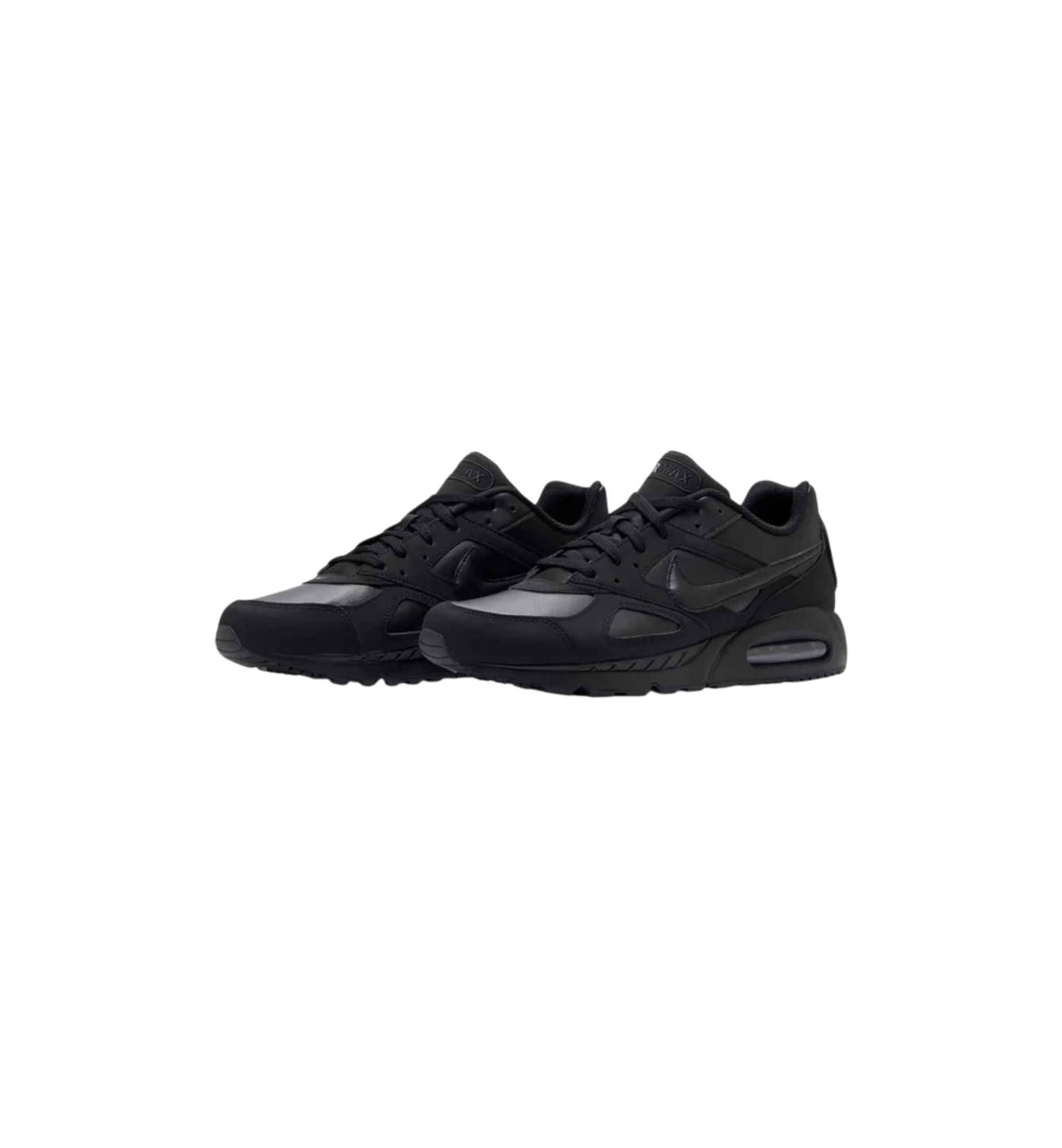 Nike Air Max IVO LTR Triple Black pair at Stashed UAE