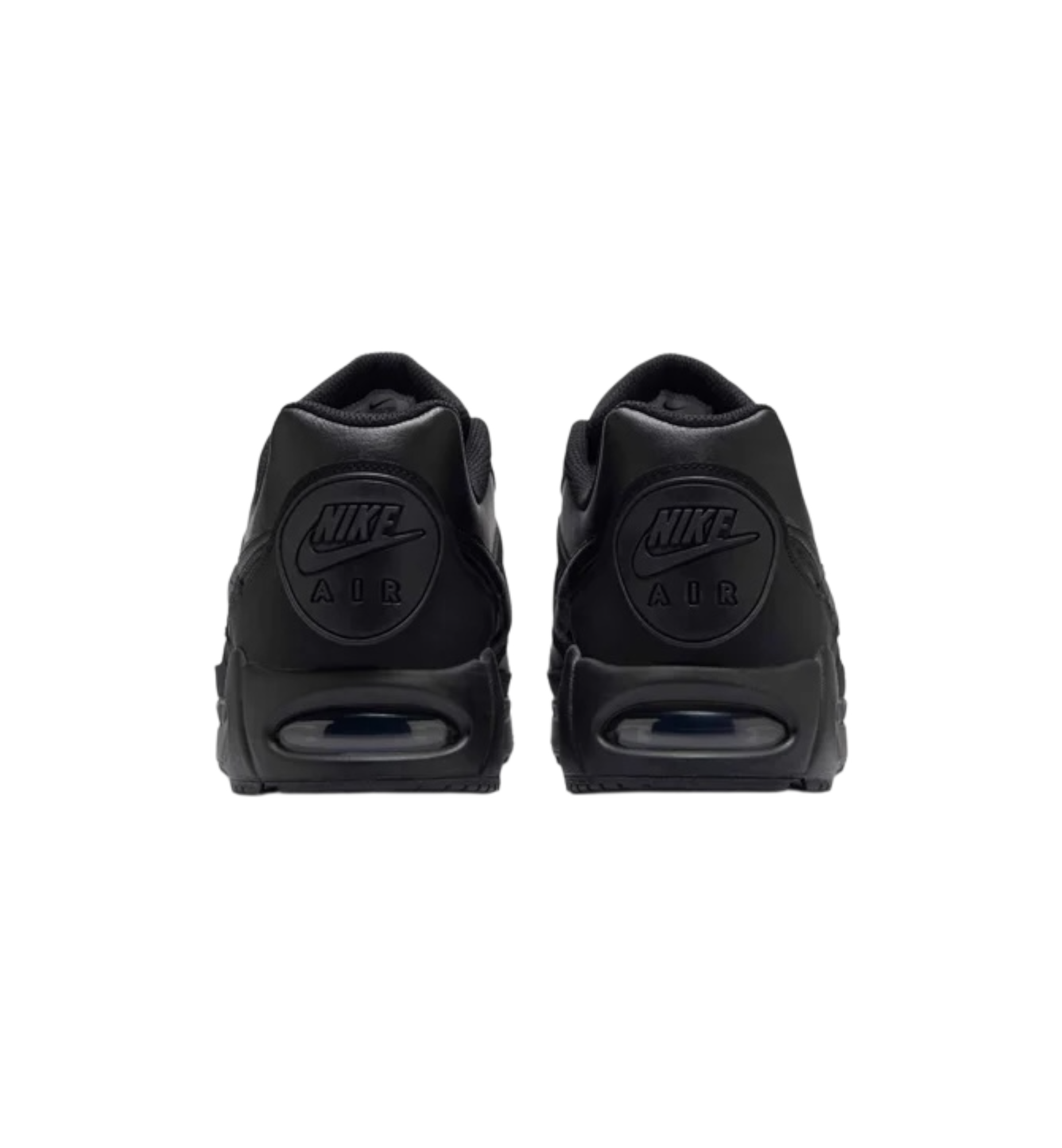 Nike Air Max IVO LTR Triple Black heel view at Stashed UAE