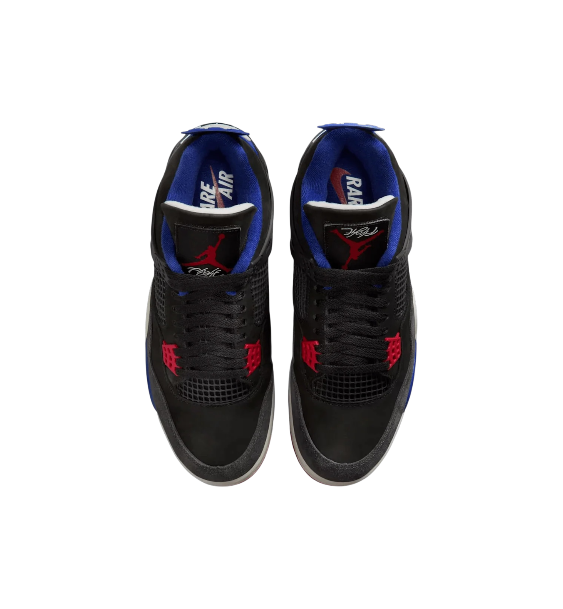 Air Jordan 4 Retro Rare Air White Lettering top view at Stashed UAE