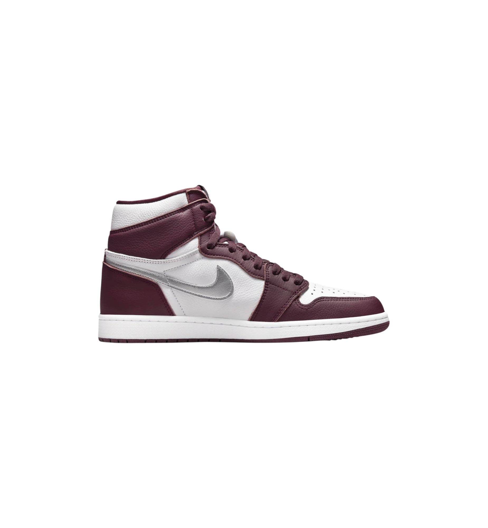 Air Jordan 1 Retro High OG Bordeaux side view at Stashed UAE