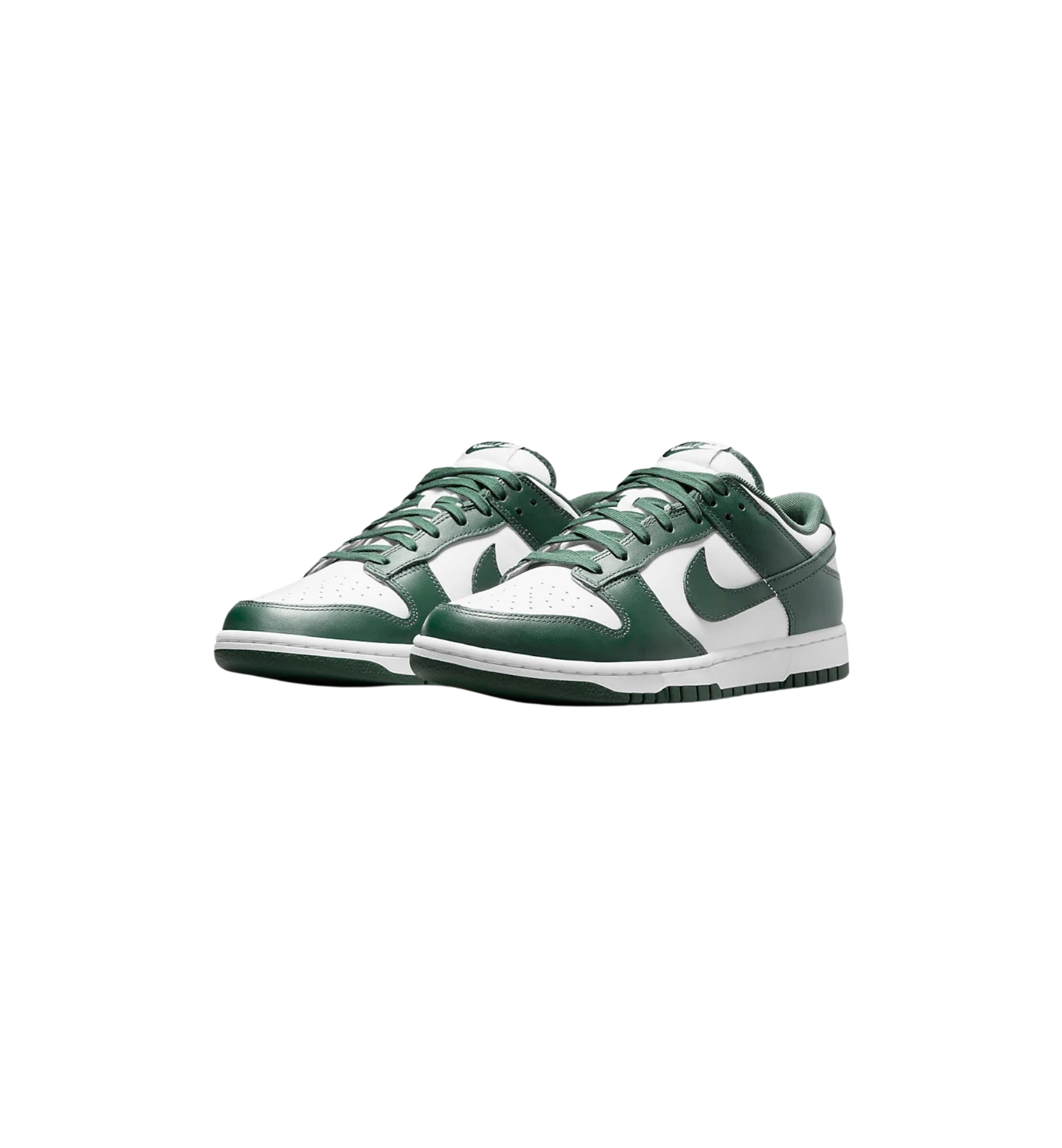 Nike Dunk Low Michigan State pair at Stashed UAE