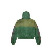 Vale Forever Inferno Zip Up Hoodie Green back view at Stashed UAE