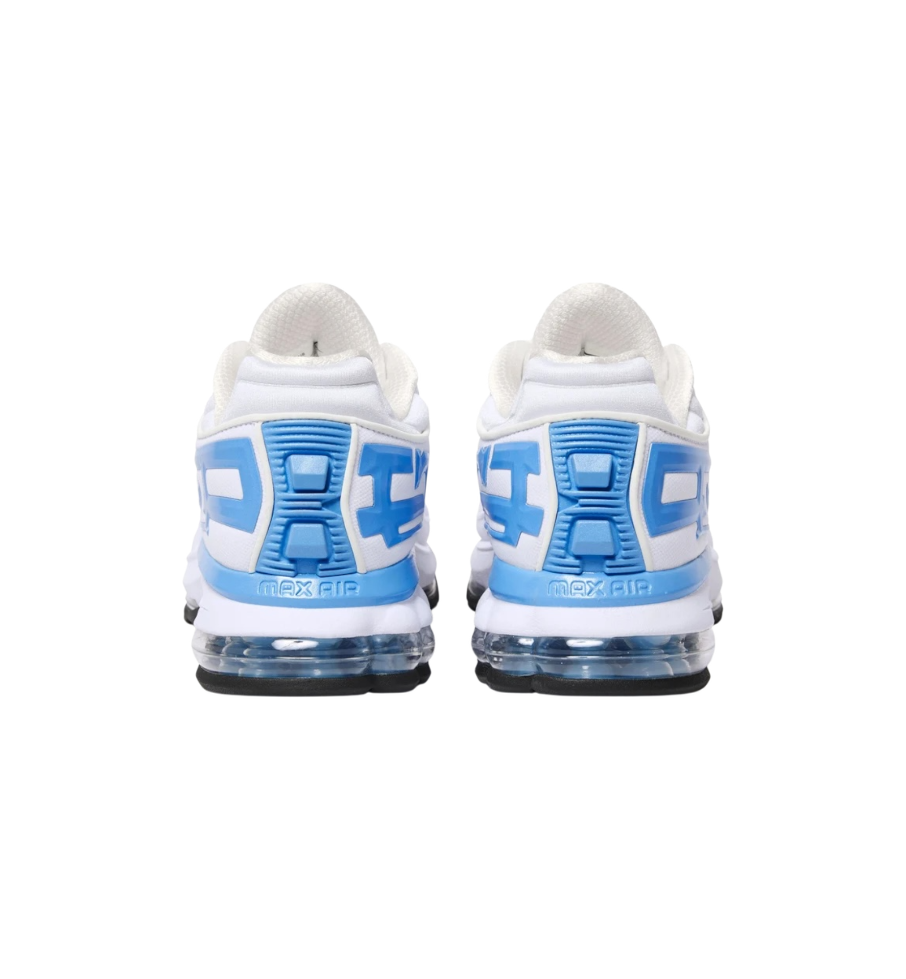 Nike Air Max 2001 Air Ecstasy Supreme White University Blue heel view at Stashed UAE