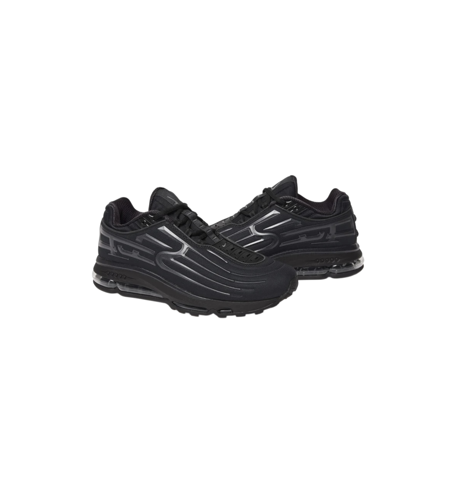 Nike Air Max 2001 Air Ecstasy Supreme Black pair at Stashed UAE