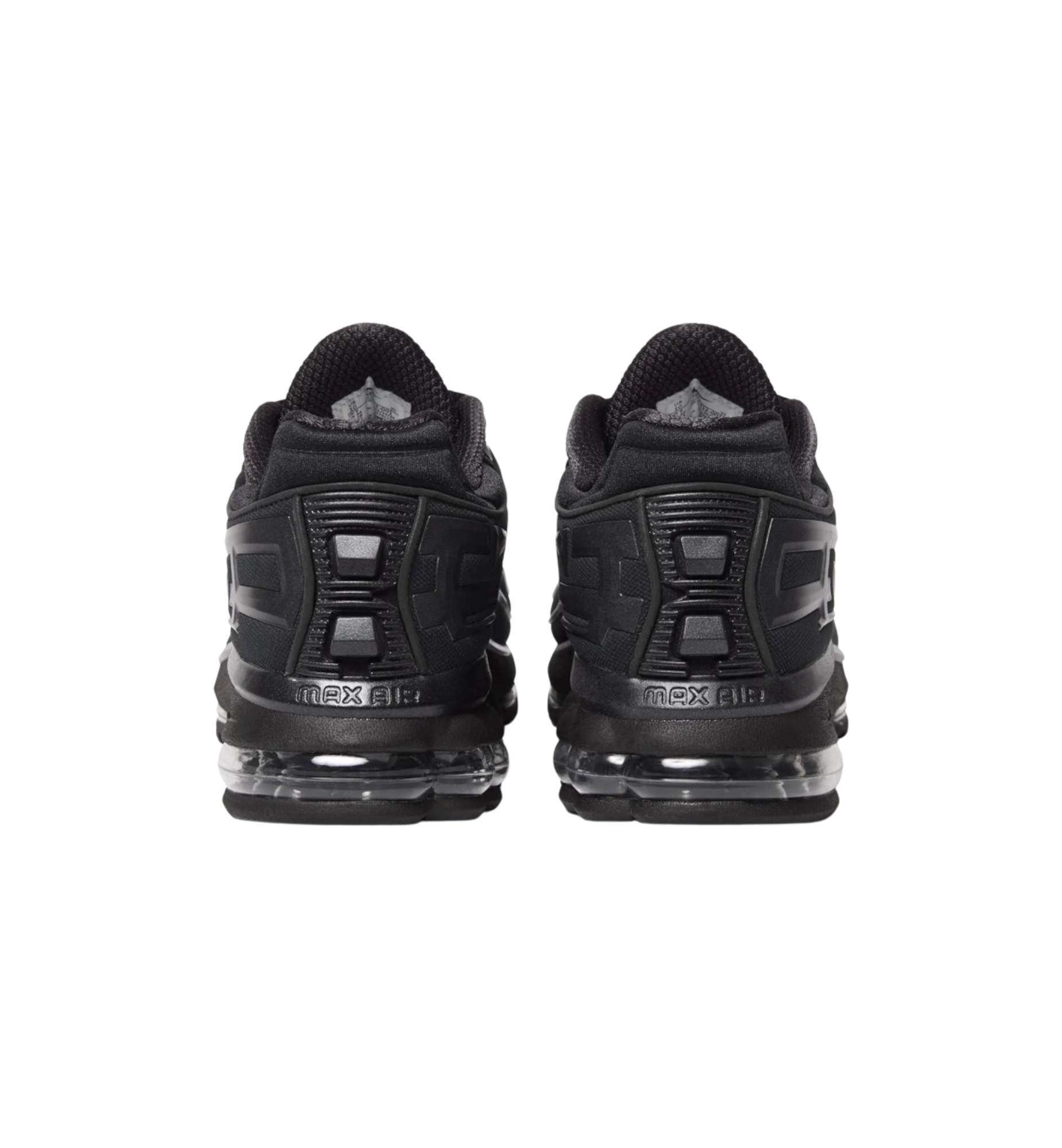 Nike Air Max 2001 Air Ecstasy Supreme Black heel view at Stashed UAE