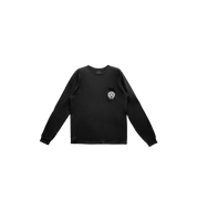 Chrome Hearts Aspen Exclusive Horseshoe Logo L/S T-Shirt Black front view at Stashed UAE