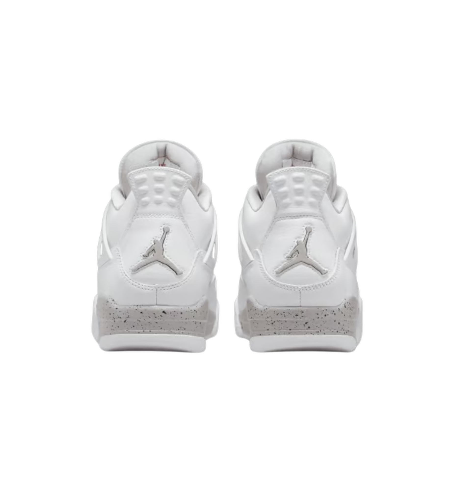 Air Jordan 4 Retro White Oreo 2021 heel view at Stashed UAE