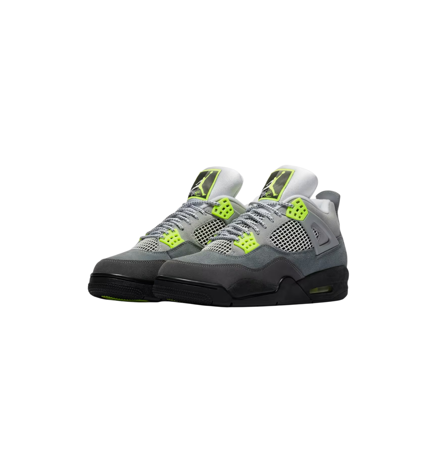 Air Jordan 4 Retro SE 95 Neon pair at Stashed UAE