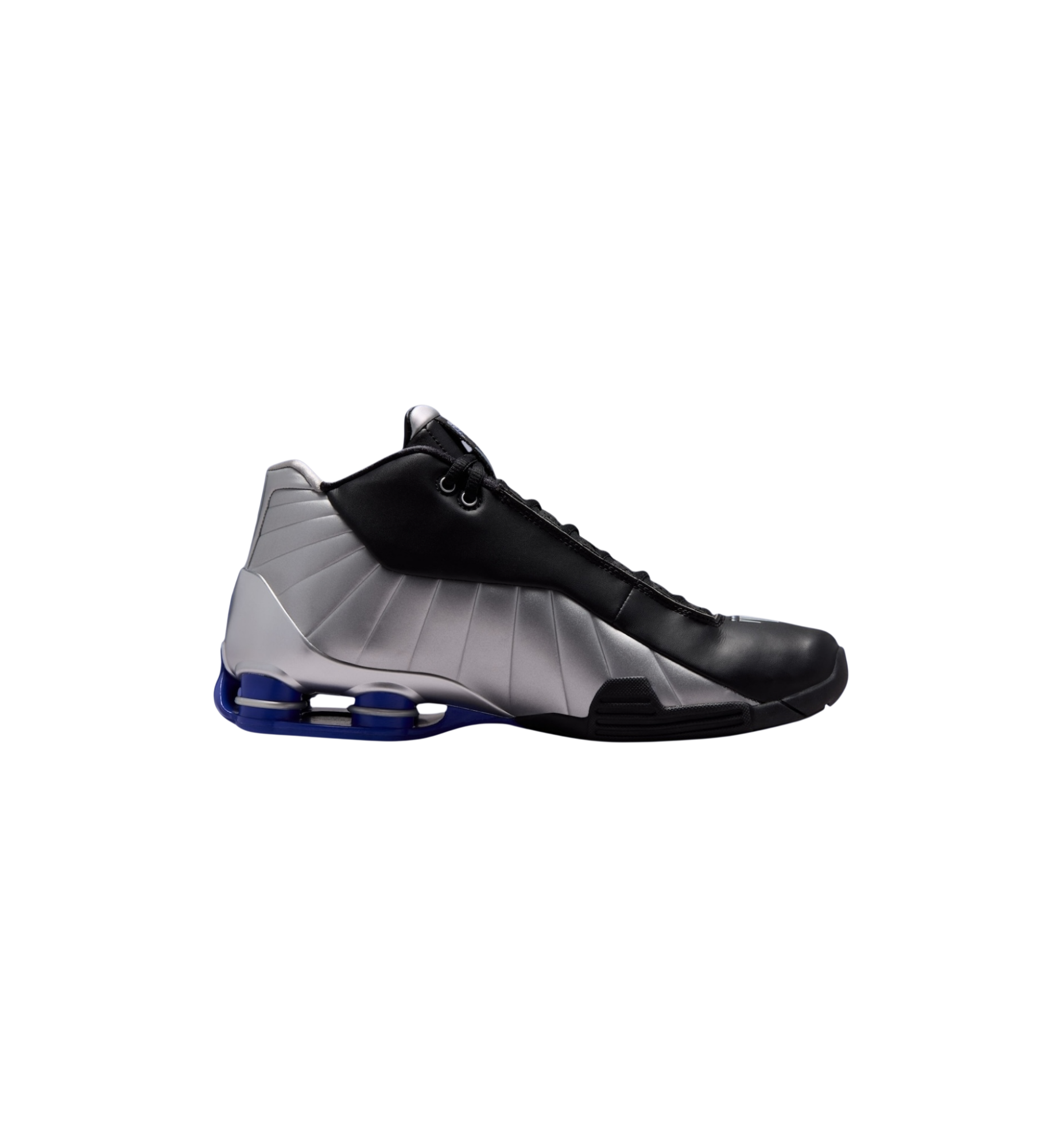 Nike Shox BB4 Black Silver Lapis 2026 side view at Stashed UAE
