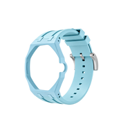 Swatch x Audemars Piguet Rubber Bracelet Light Blue Crown at 3 at Stashed UAE