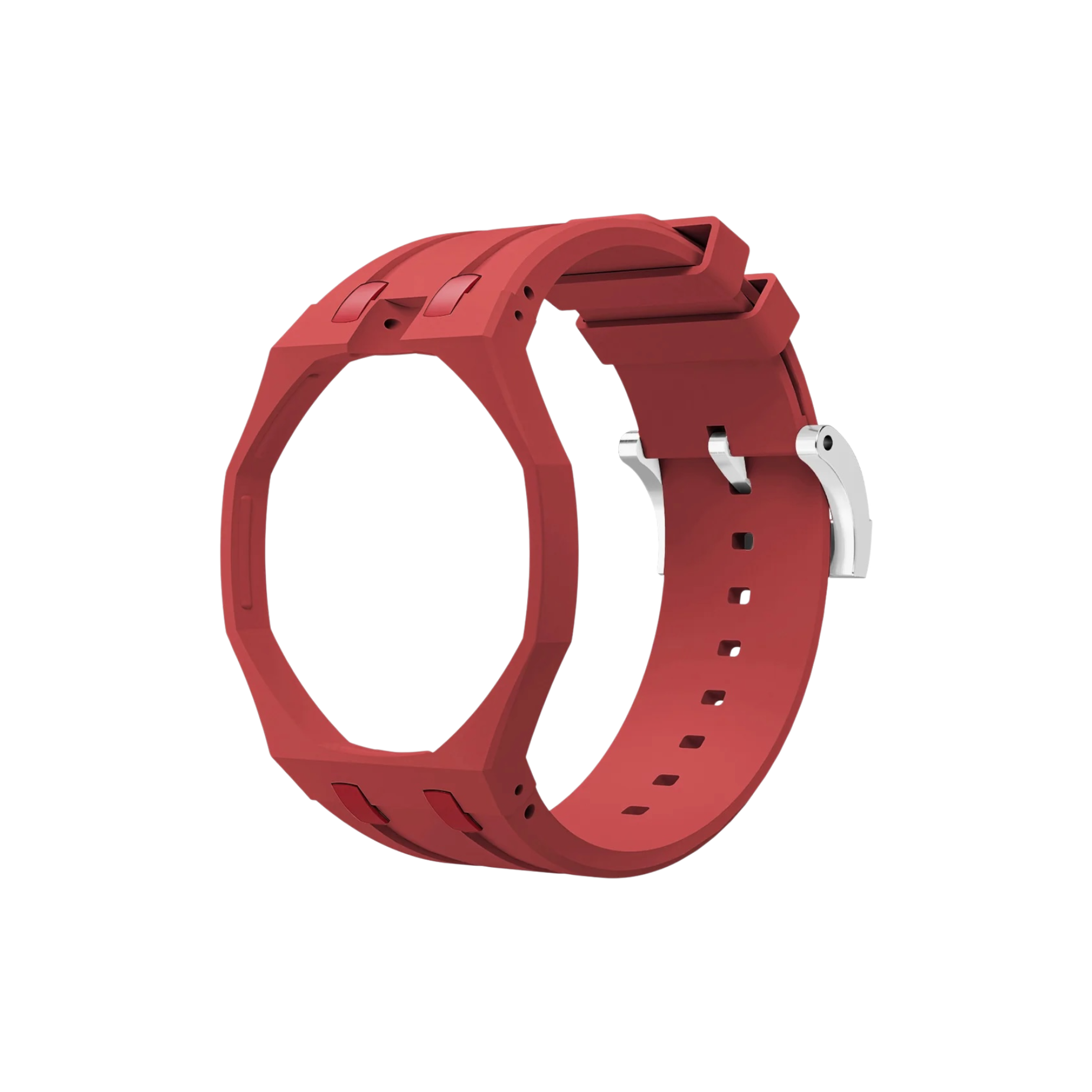 Swatch x Audemars Piguet Rubber Bracelet Red at Stashed UAE
