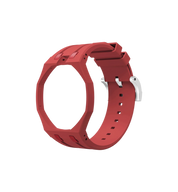 Swatch x Audemars Piguet Rubber Bracelet Red at Stashed UAE