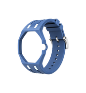 Swatch x Audemars Piguet Rubber Bracelet Blue/Light Blue at Stashed UAE