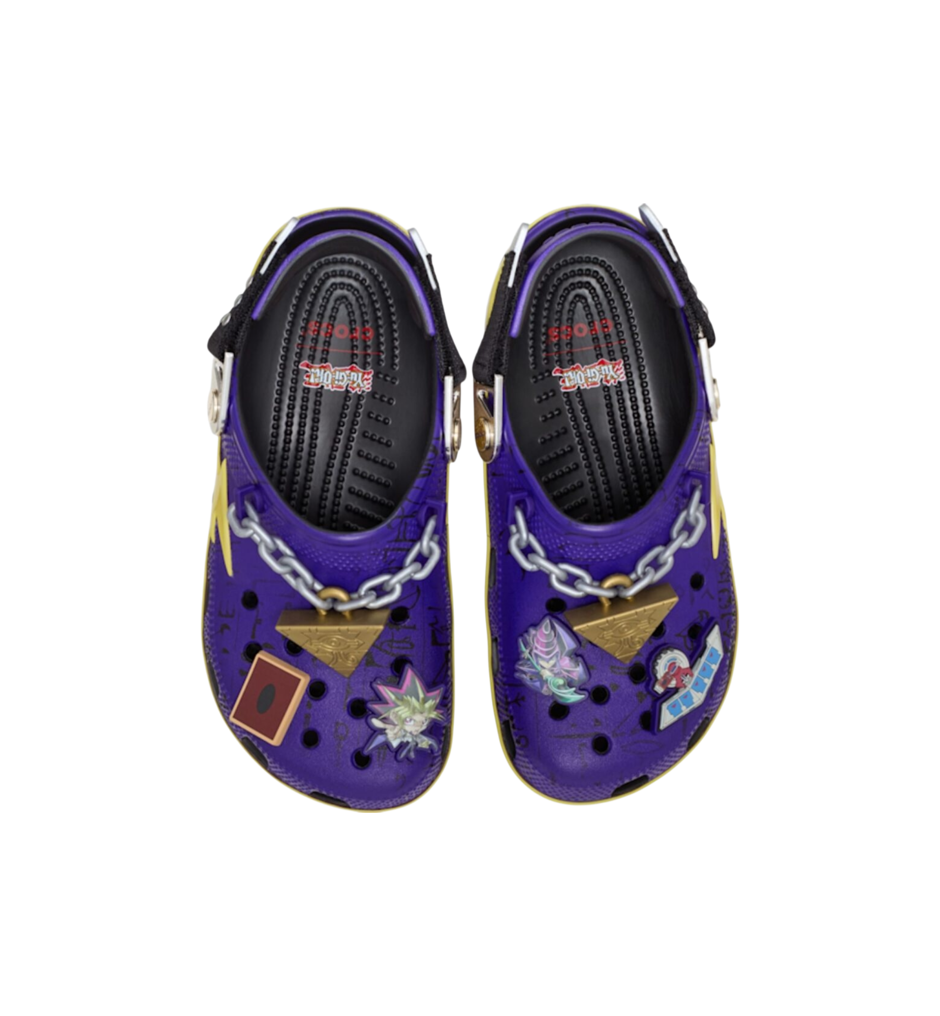 Crocs Classic Clog Yu-Gi-Oh! Yugi Yami top view at Stashed UAE