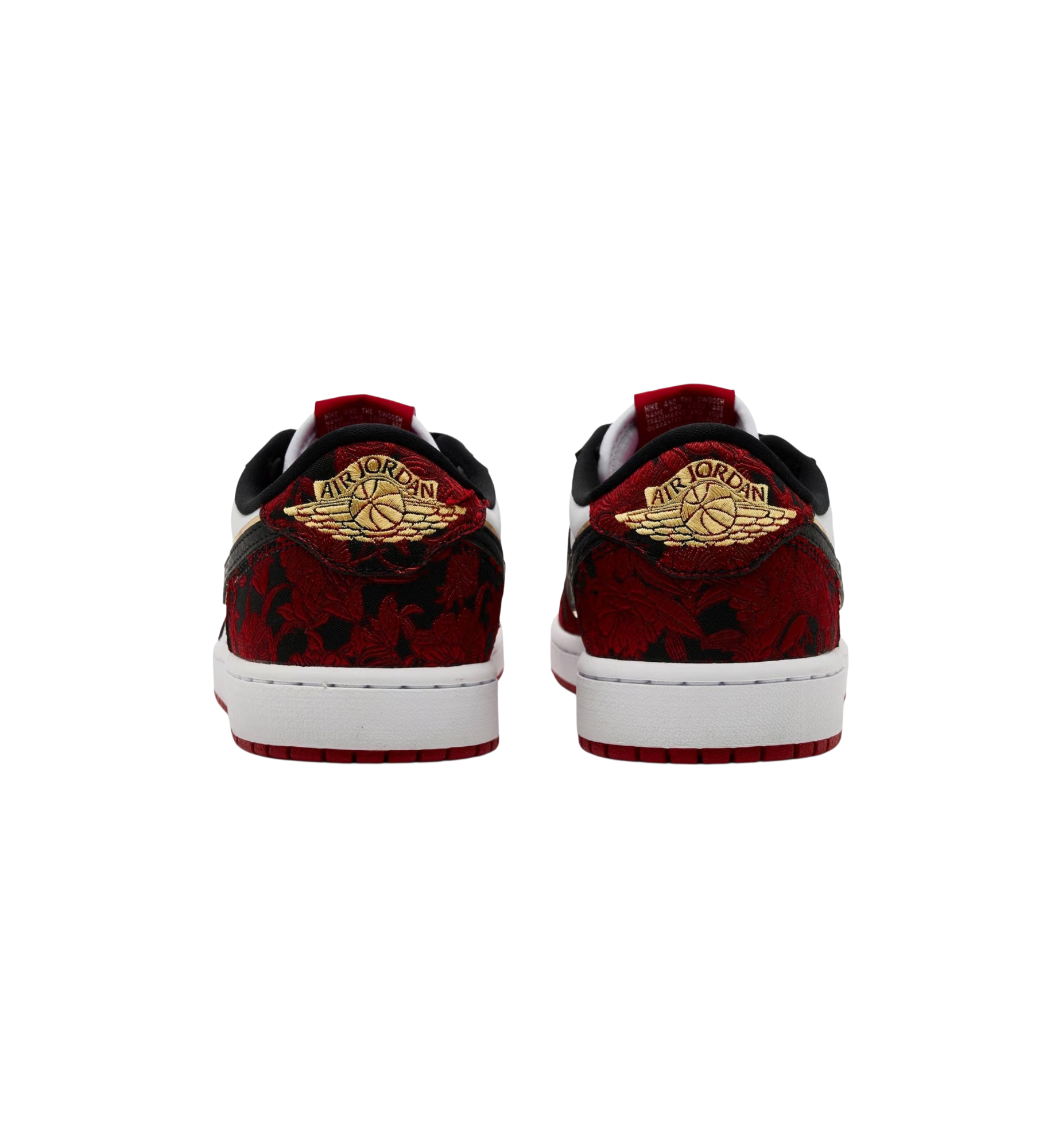 Air Jordan 1 Retro Low OG Last Dance At The Garden heel view at Stashed UAE